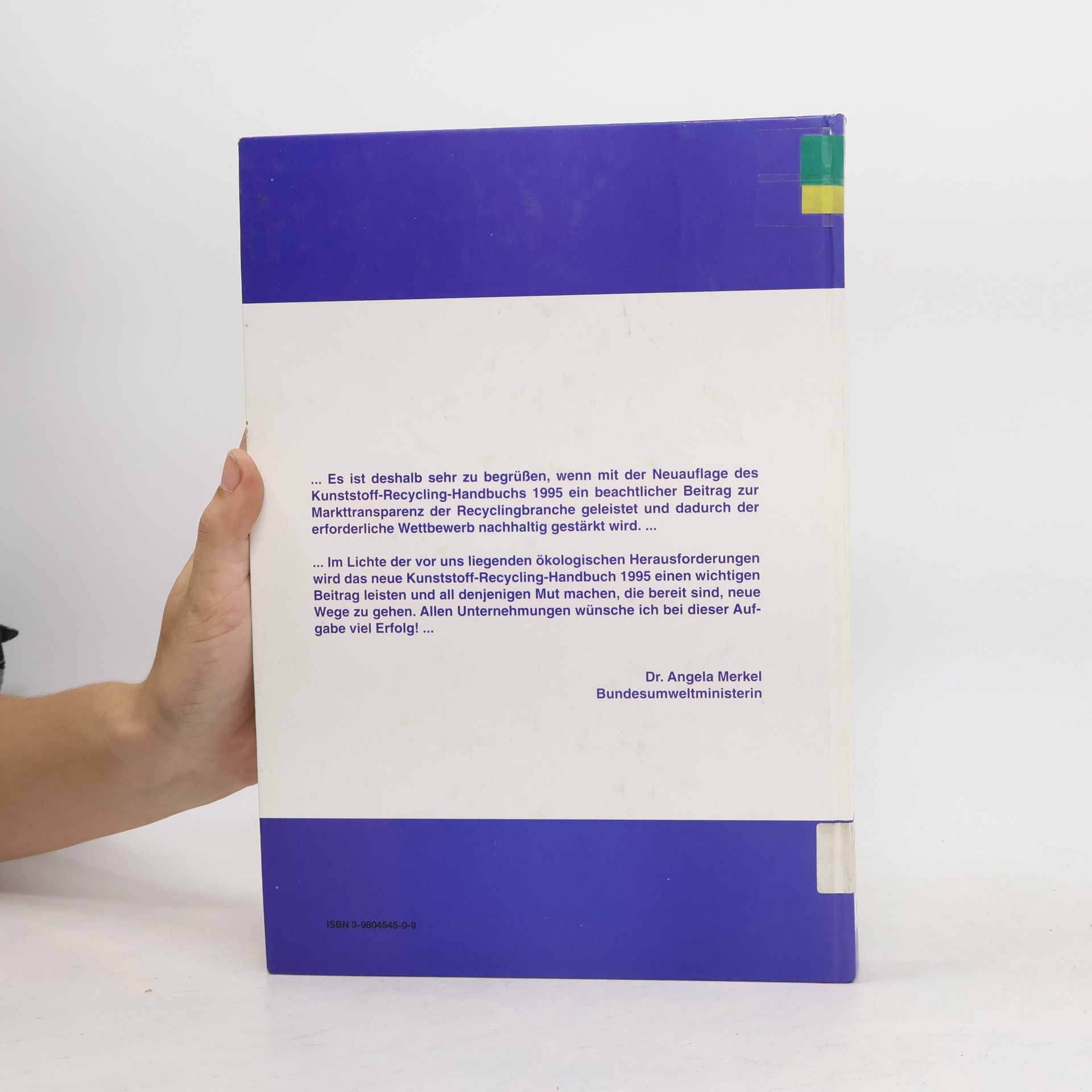 H. Breuer Kunststoff-Recycling Handbuch 1995