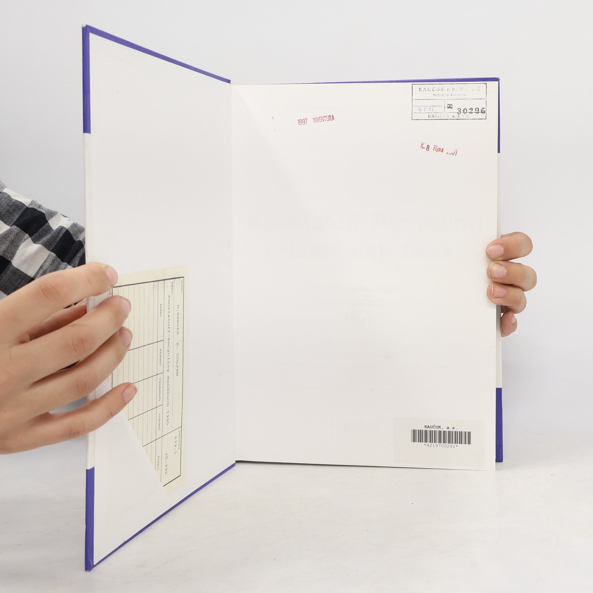 H. Breuer Kunststoff-Recycling Handbuch 1995
