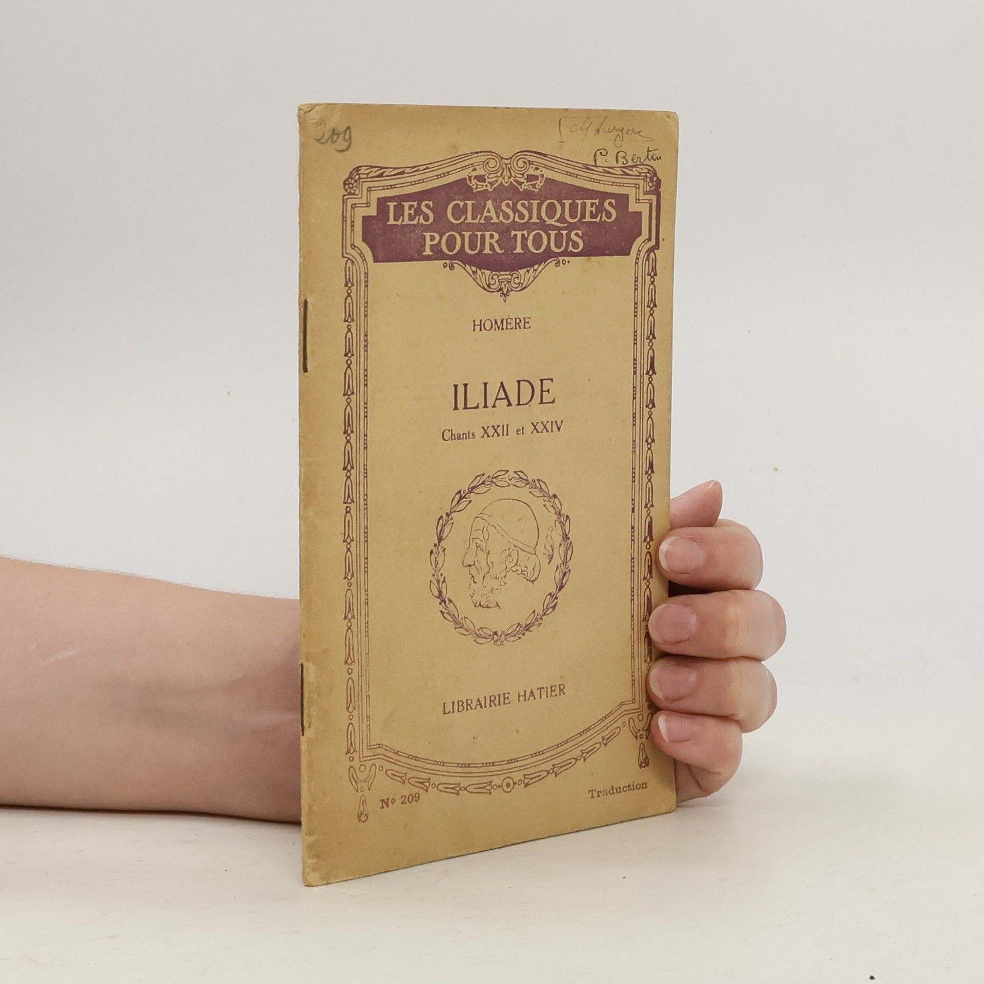 Homère Les Classiques Pour Tous Cedipe-Iliade