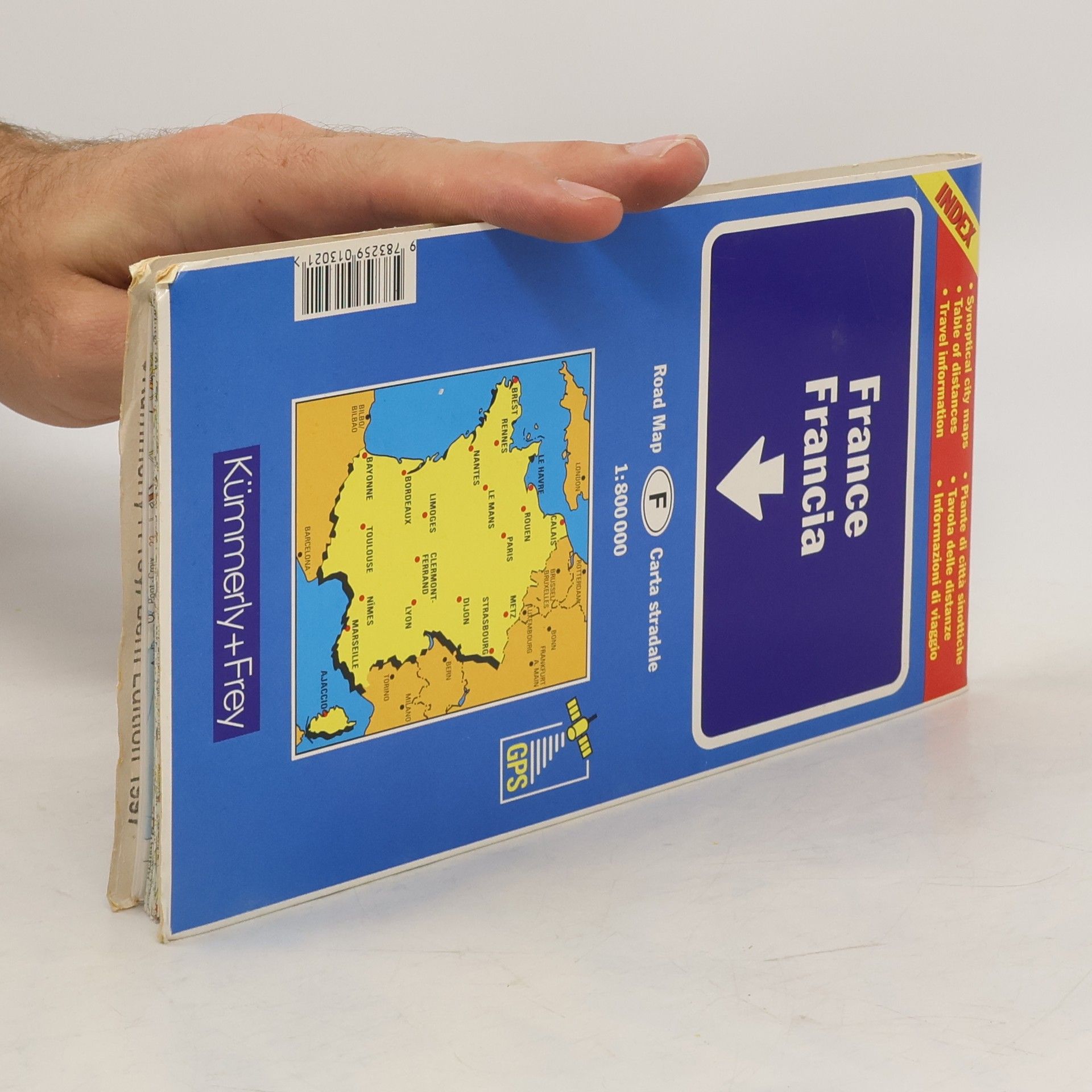 Collectif d'auteurs Kümmerly & Frey Karte Frankreich. France