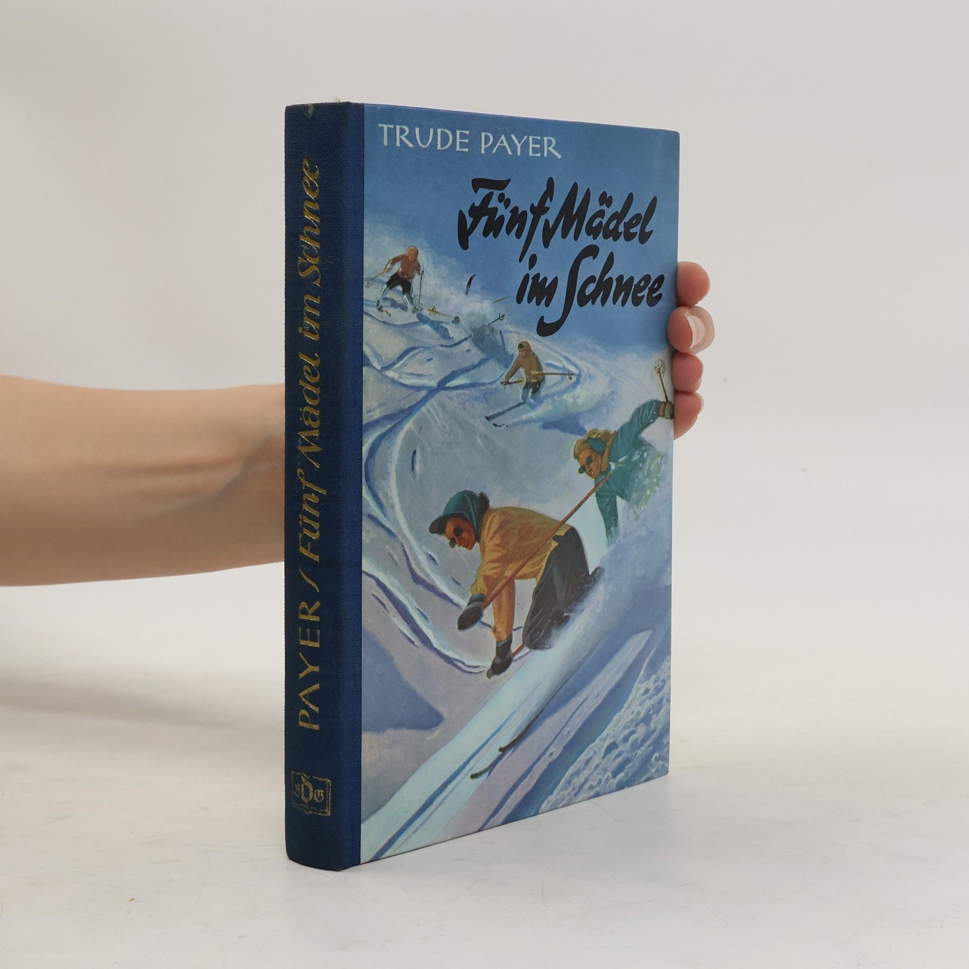 Fünf Mädel im Schnee