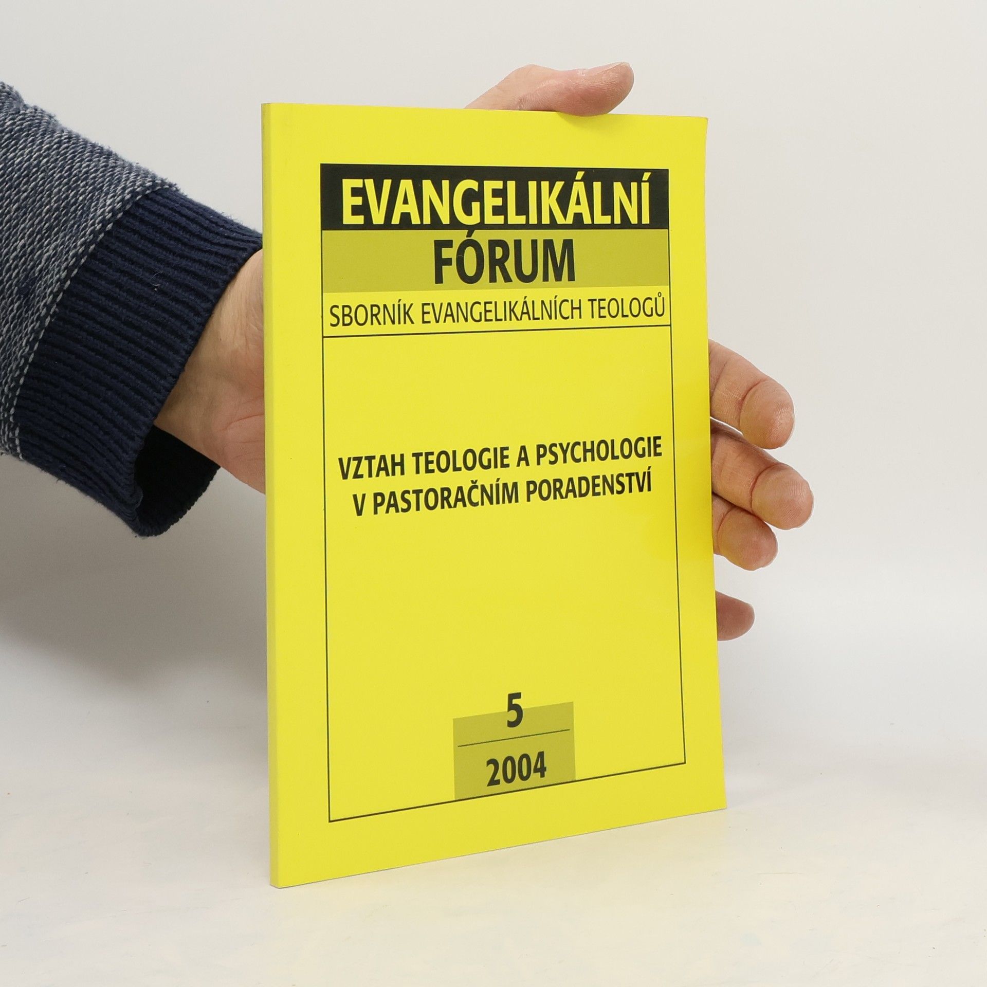 Sdružení evangelikálních teologů Vztah teologie a psychologie v pastoračním poradenství
