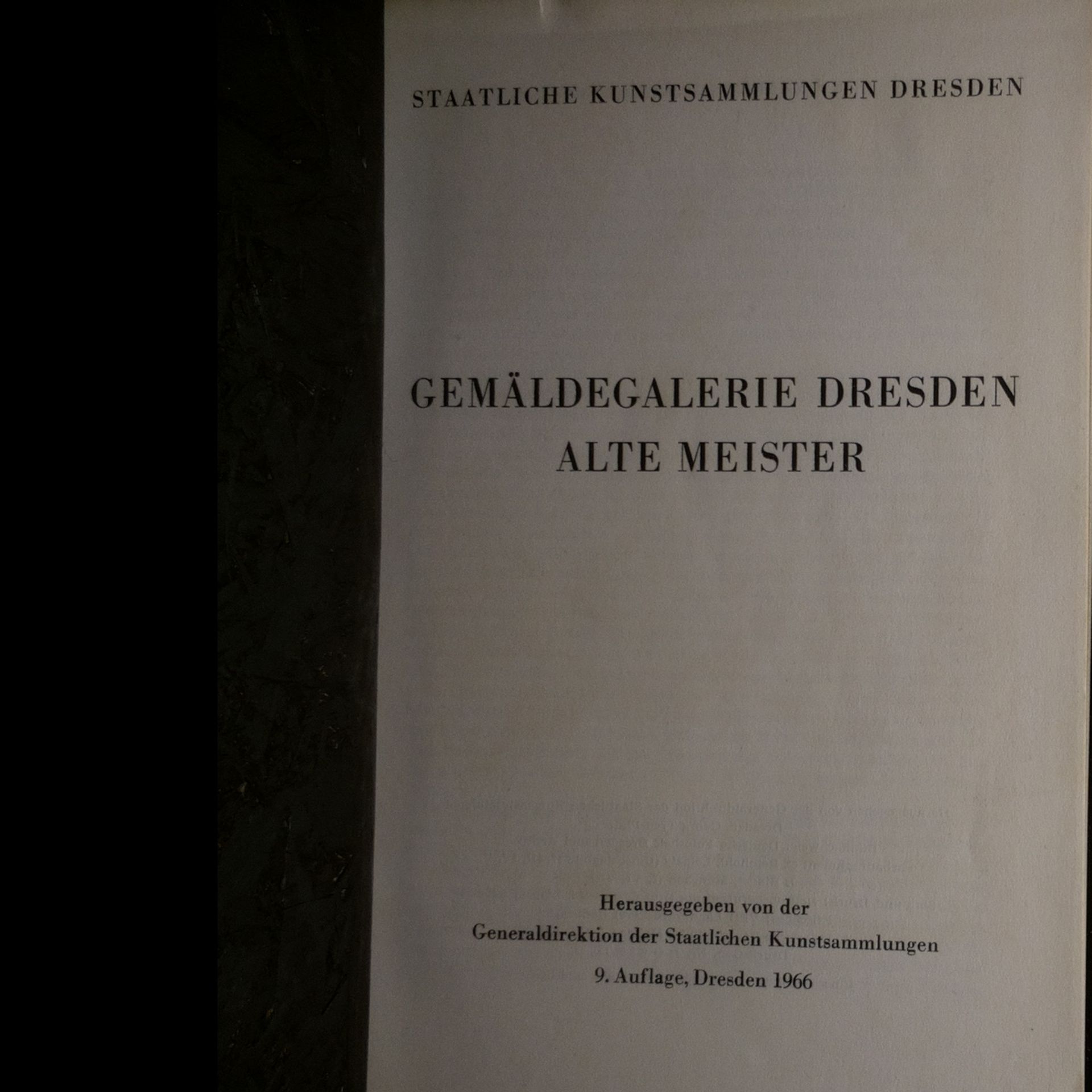 Autorenkollektiv Gemäldegalerie Dresden: Alte Meister