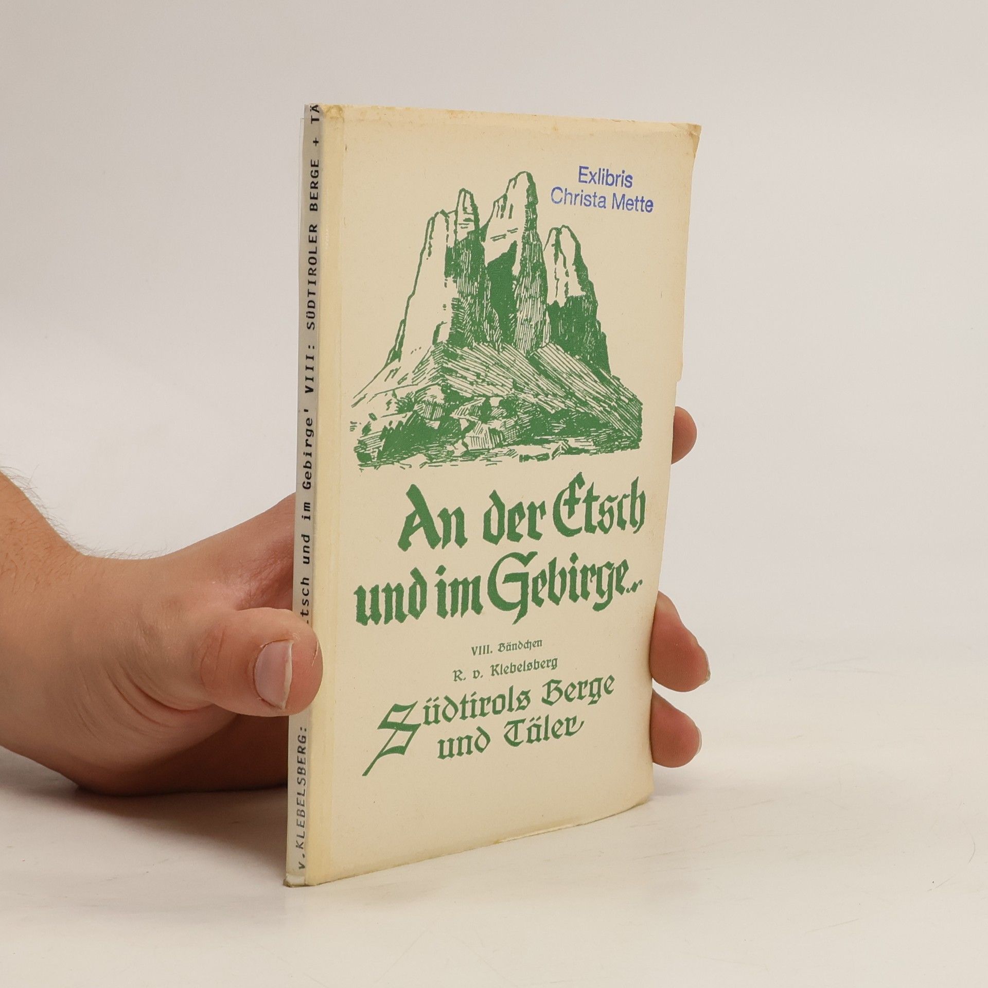 Collectif d'auteurs An der Etsch und im Gebirge