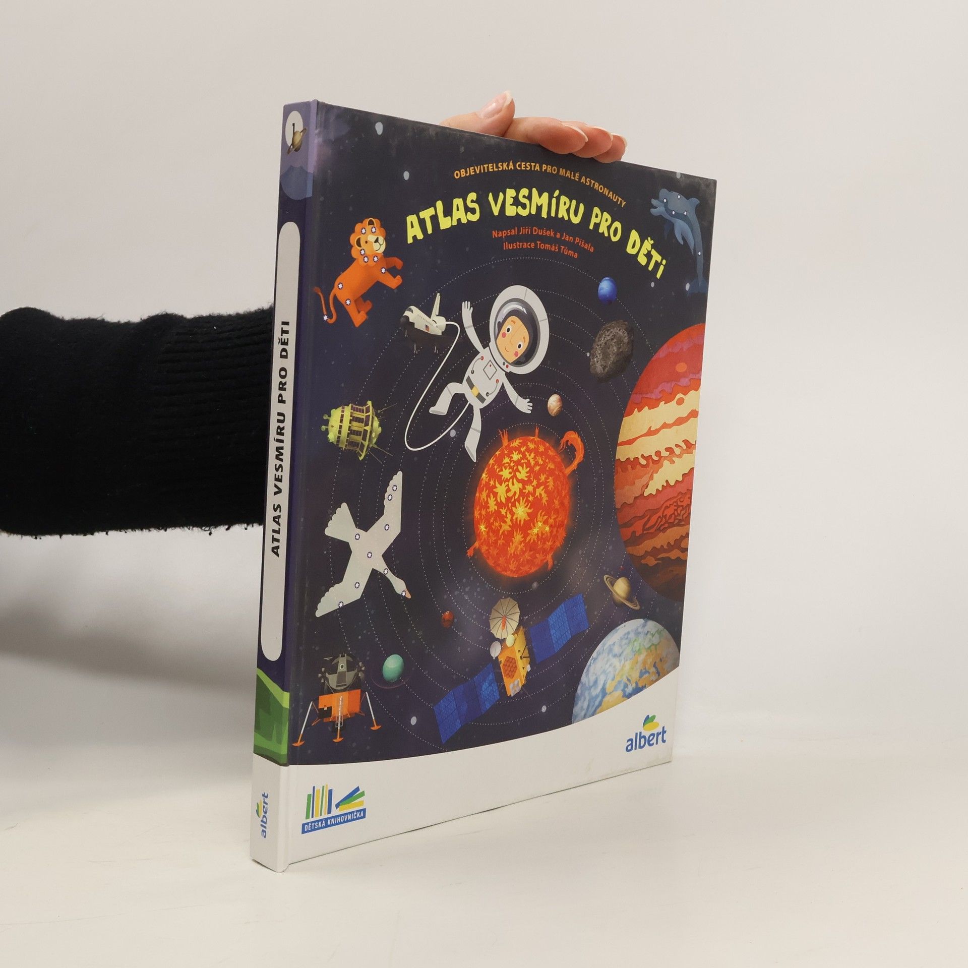 Jiří Dušek Atlas vesmíru pro děti: Objevitelská cesta pro malé astronauty