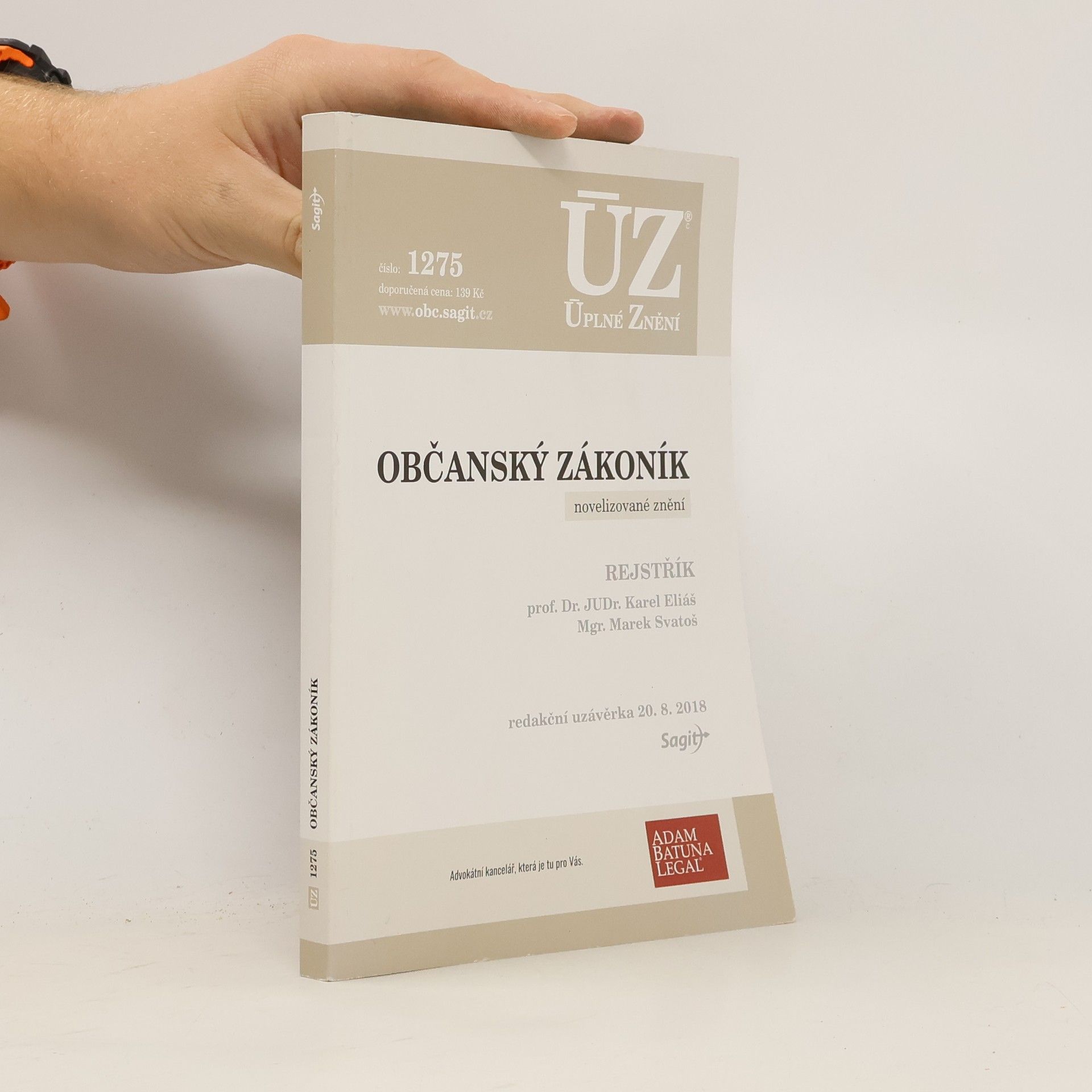 ÚZ 1275. Občanský zákoník