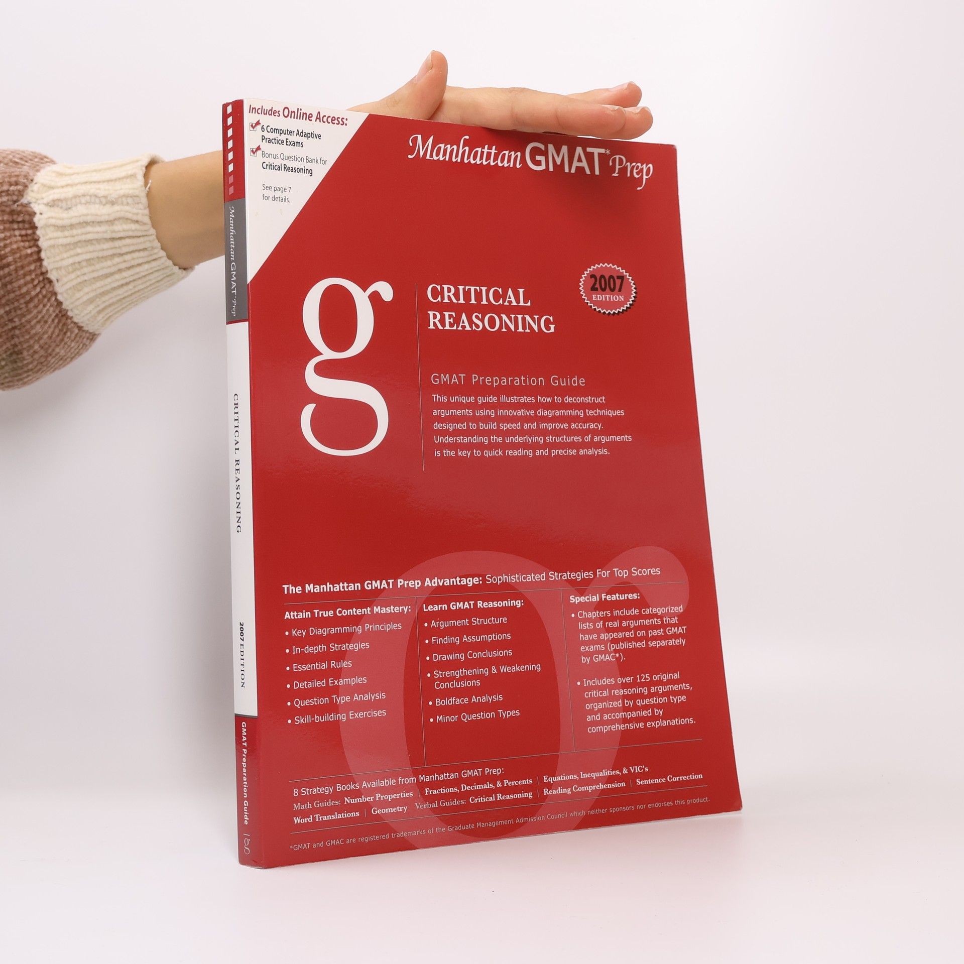 Collectif d'auteurs Critical Reasoning GMAT Preparation Guide