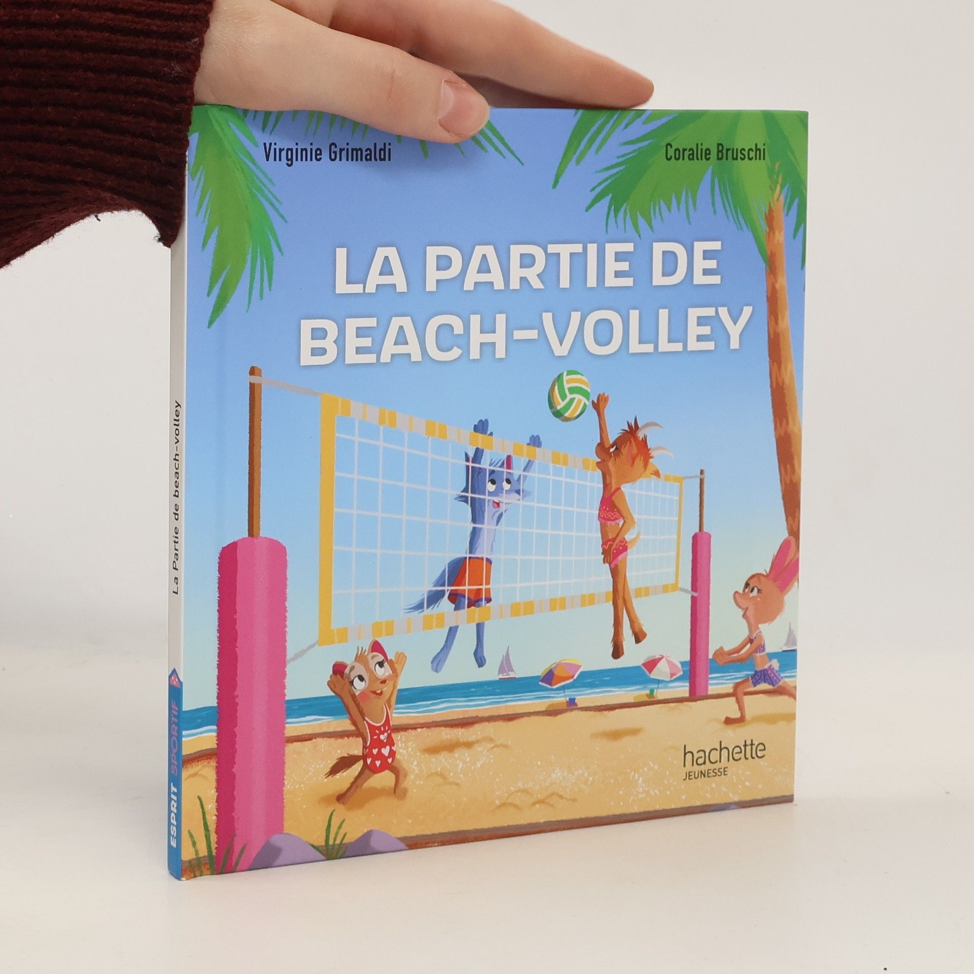 Virginie Grimaldi La partie de beach-volley