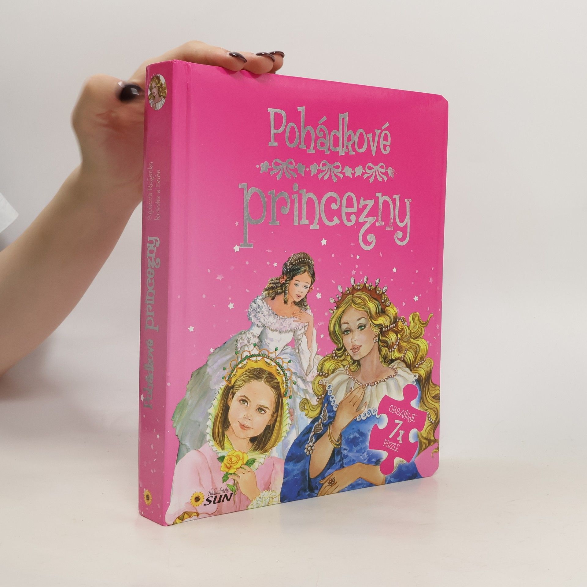 Autores varios Pohádkové princezny - 7 puzzle s pohádkou