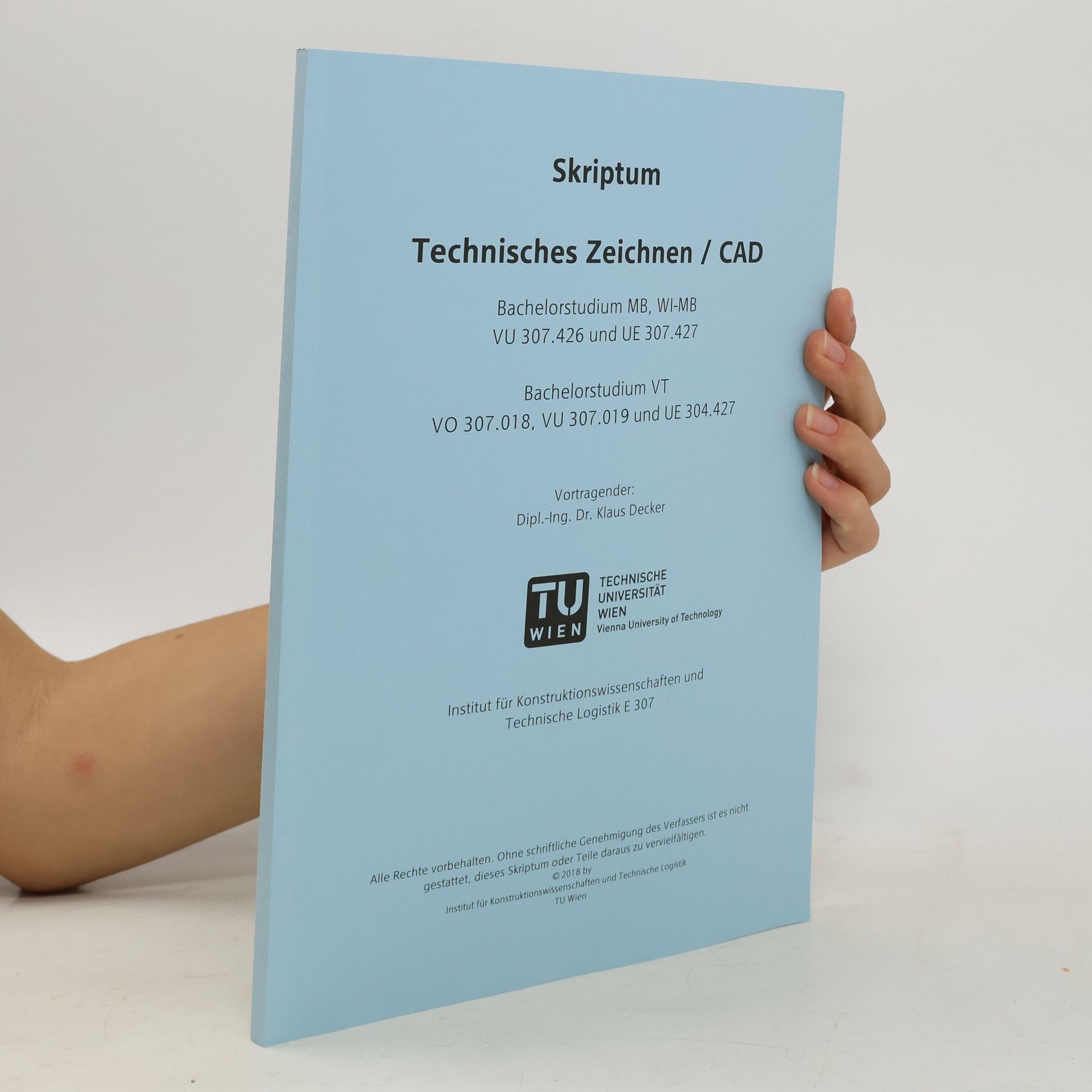 Autorenkollektiv Skriptum Technisches Zeichnen/CAD