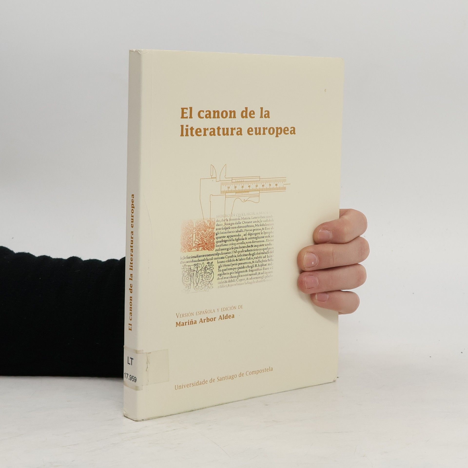 Mariña Arbor Aldea El canon de la literatura europea