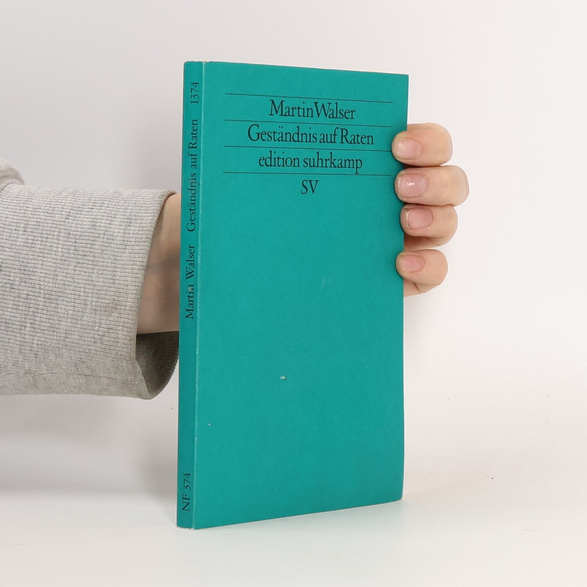 Martin Walser Geständnis auf Raten