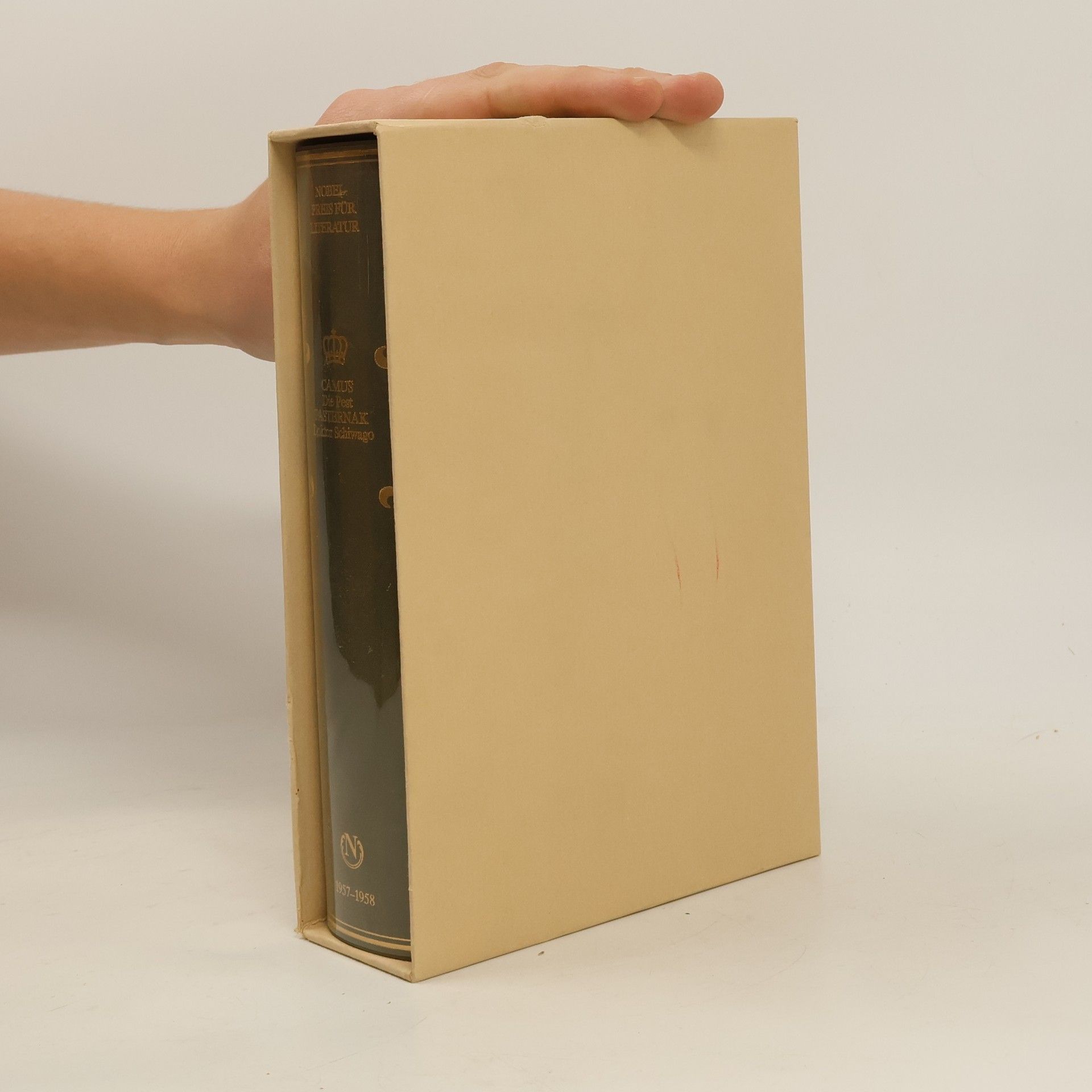 Boris Pasternak Nobelpreis für Literatur 1957-1958. Camus, Pasternak