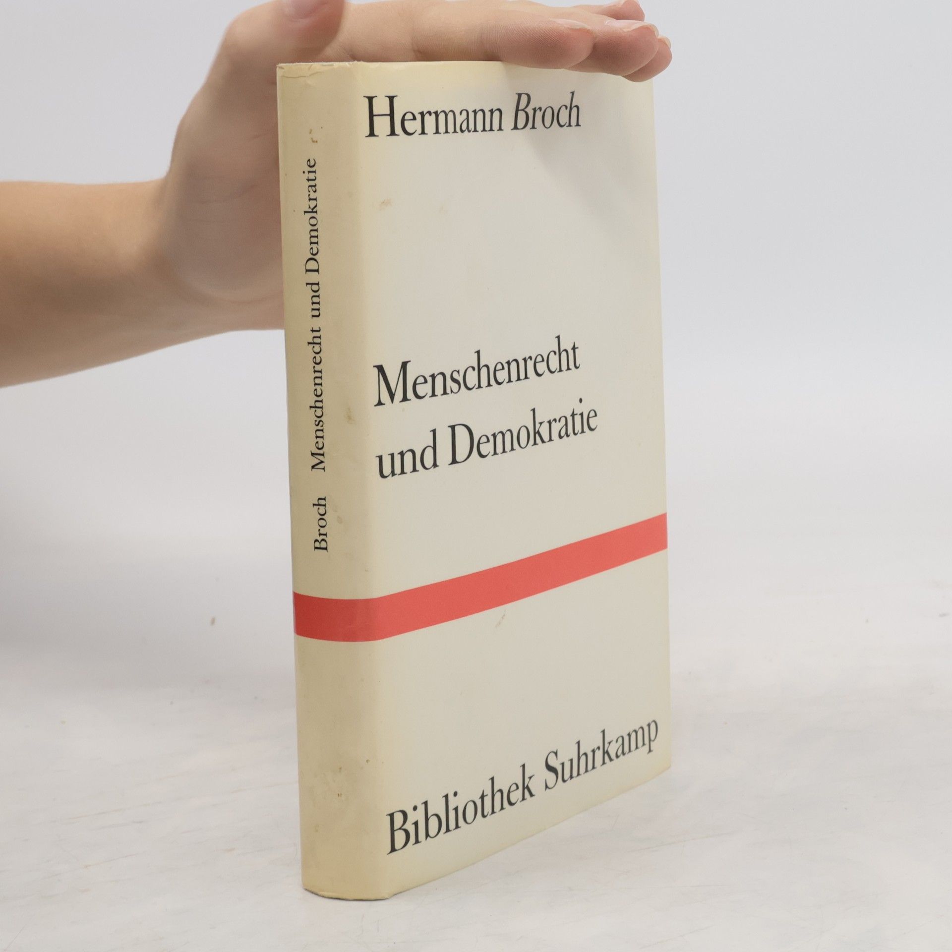 Hermann Broch Menschenrecht und Demokratie