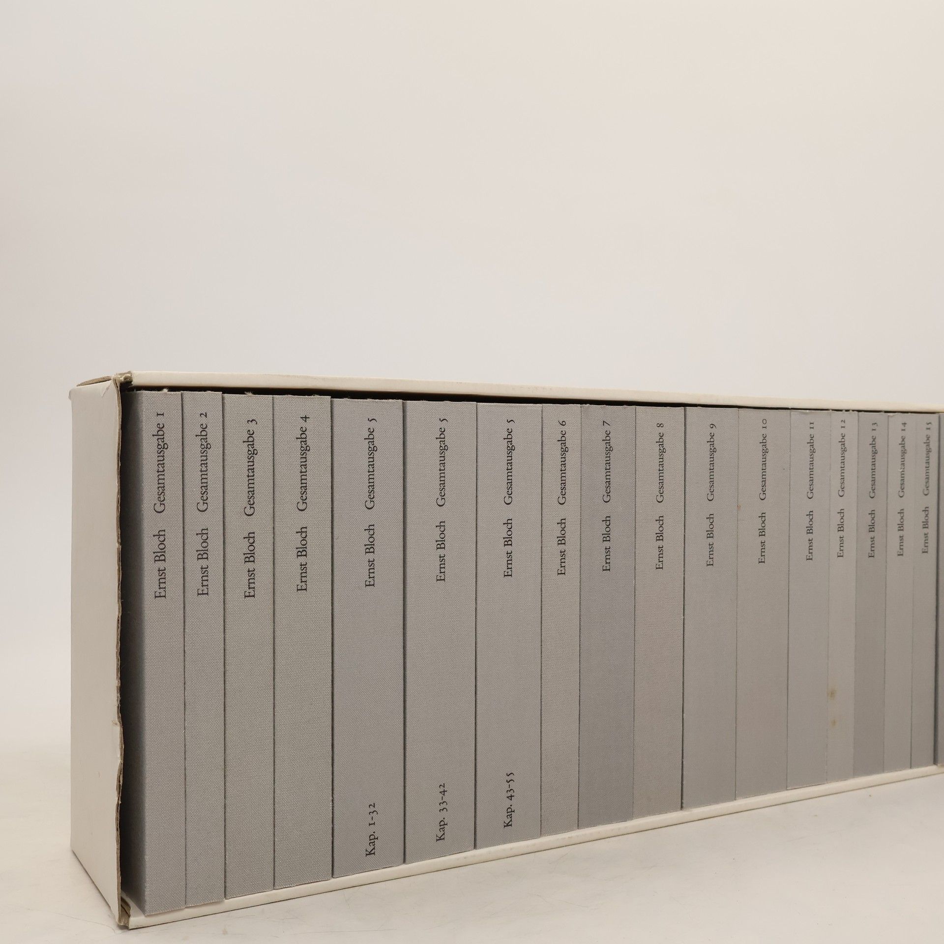 Ernst Bloch Gesamtausgabe 1-15, Ergänzungsband zur Gesamtausgabe