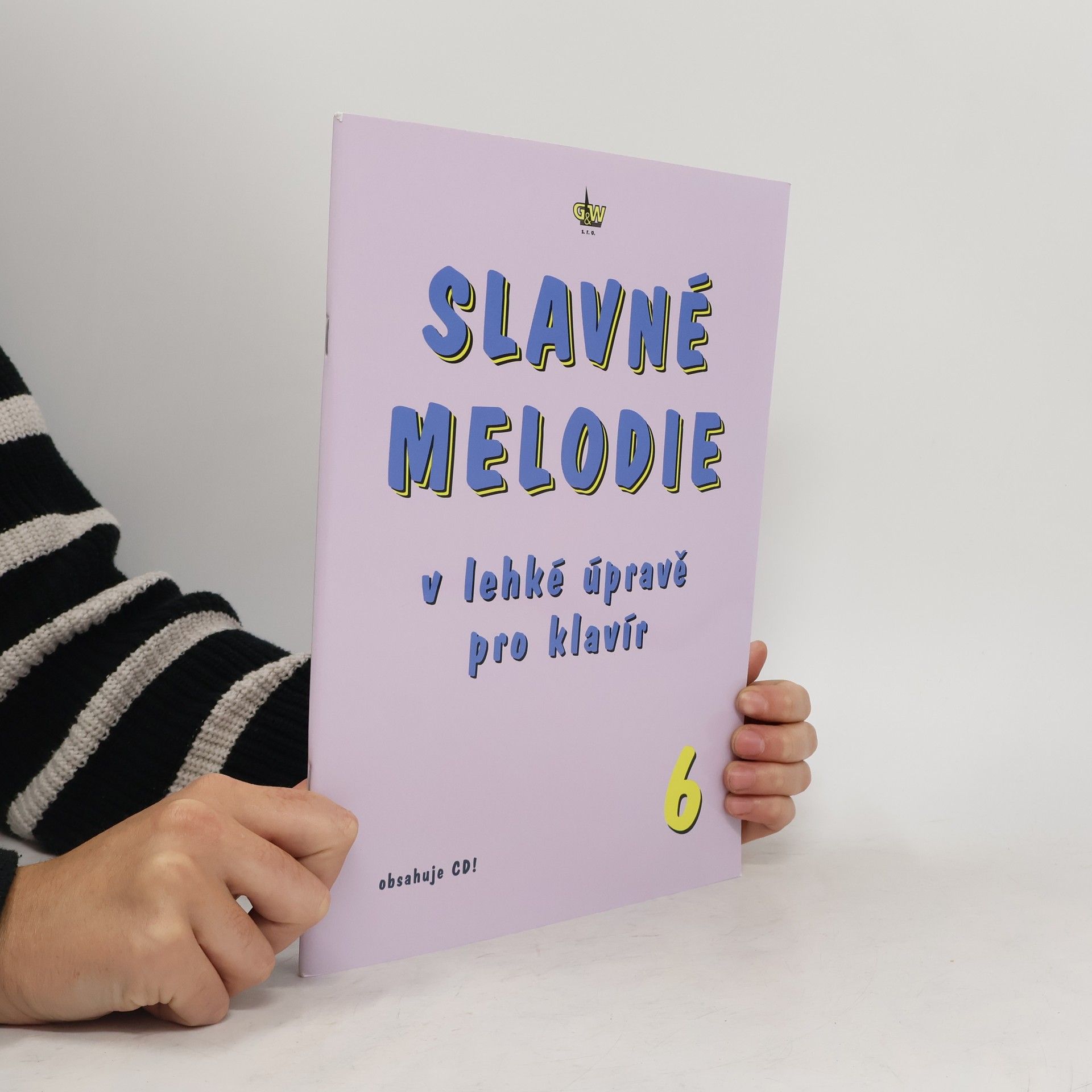 Slavné melodie v lehké úpravě pro klavír 6.díl+CD