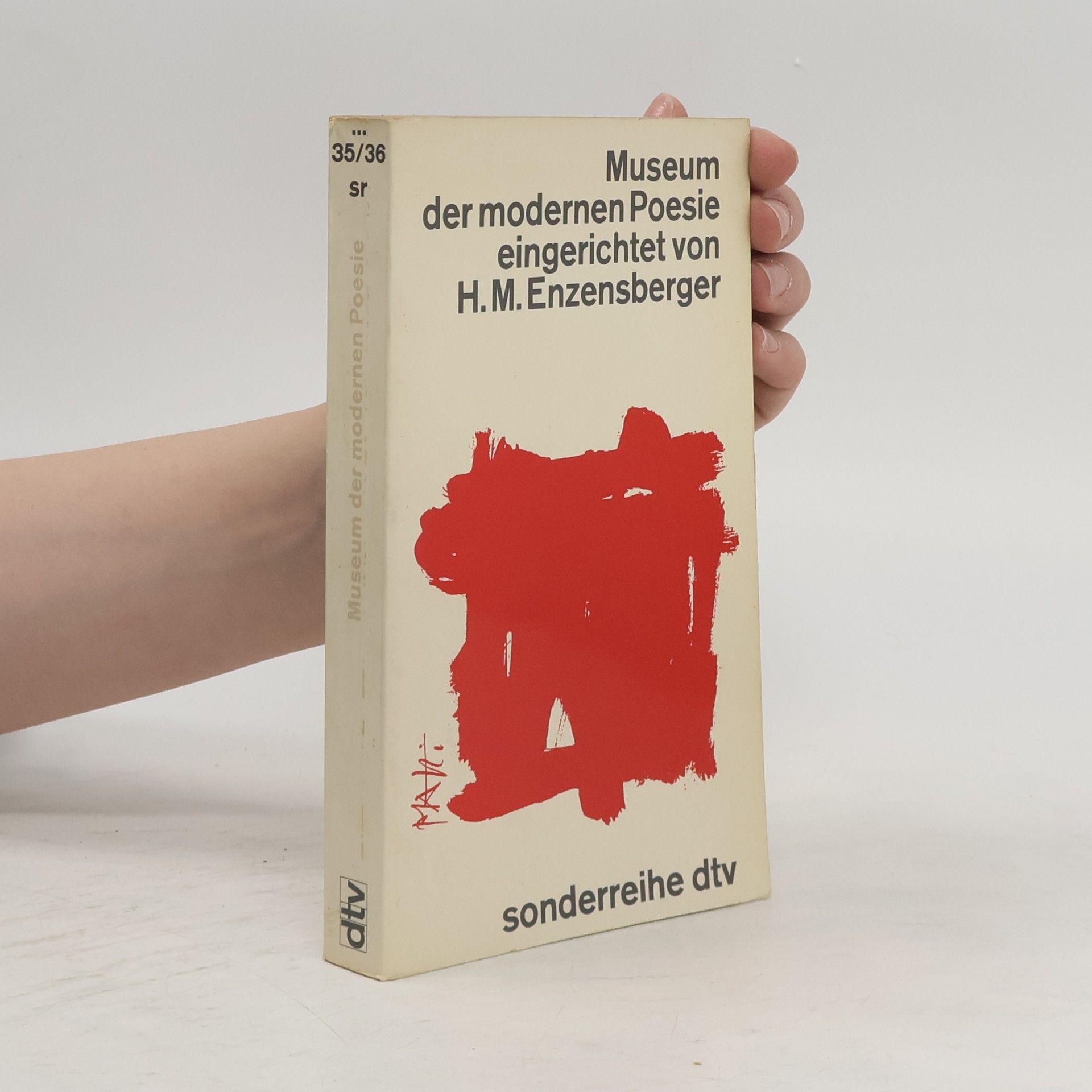 Hans Magnus Enzensberger Museum der modernen Poesie eingerichtet von Hans Magnus Enzensberger