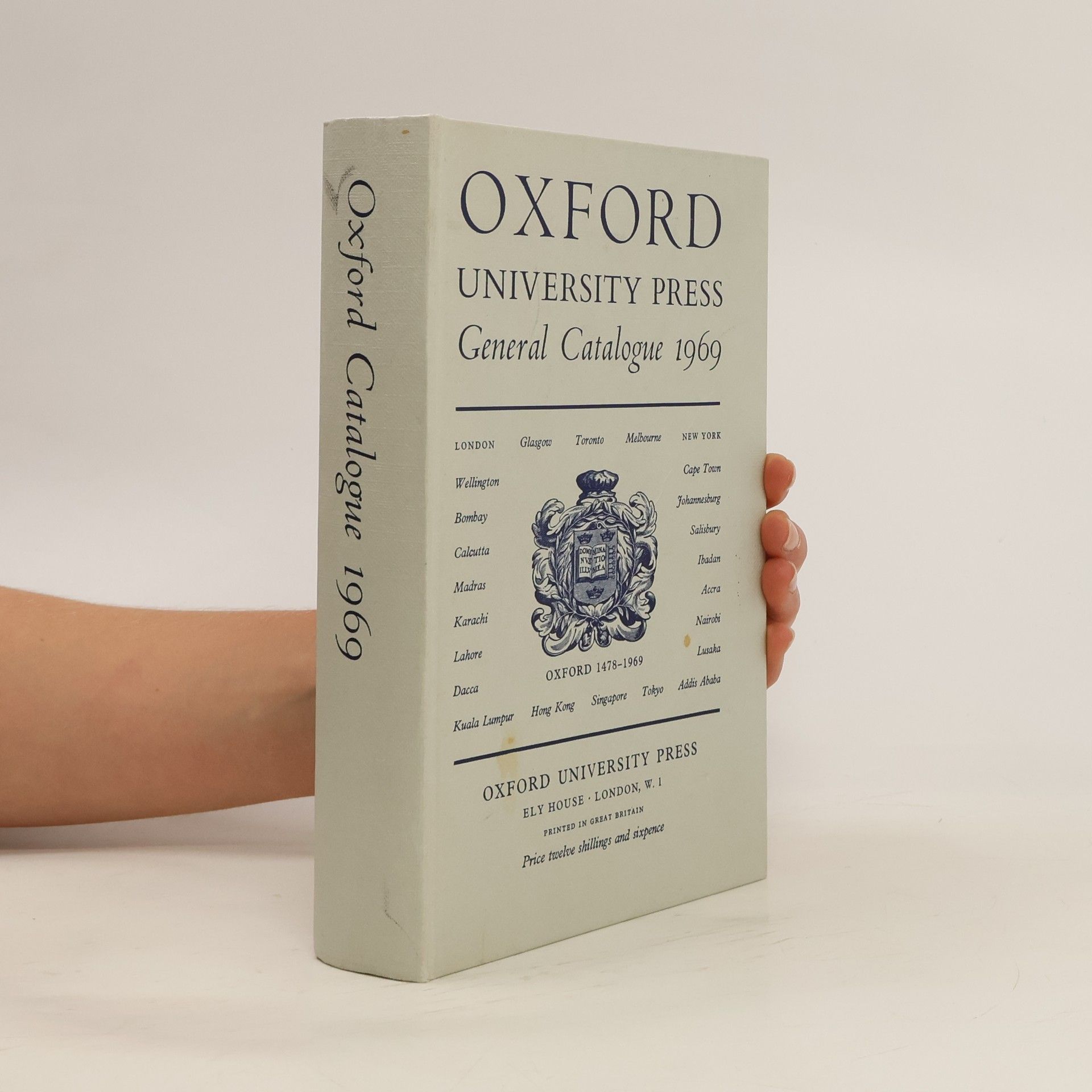 Auteurscollectief Oxford General Catalogue 1969