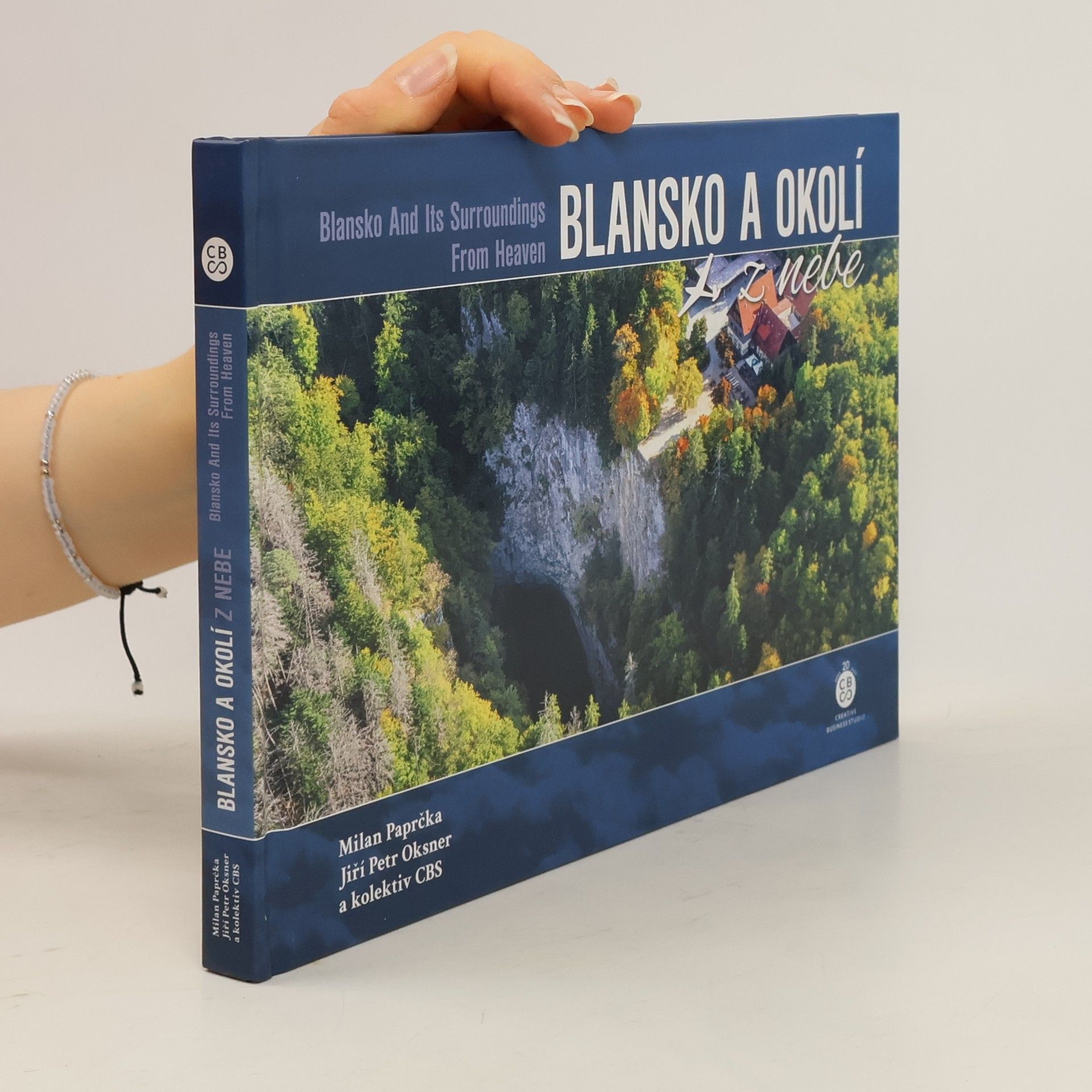 Blansko a okolí z nebe