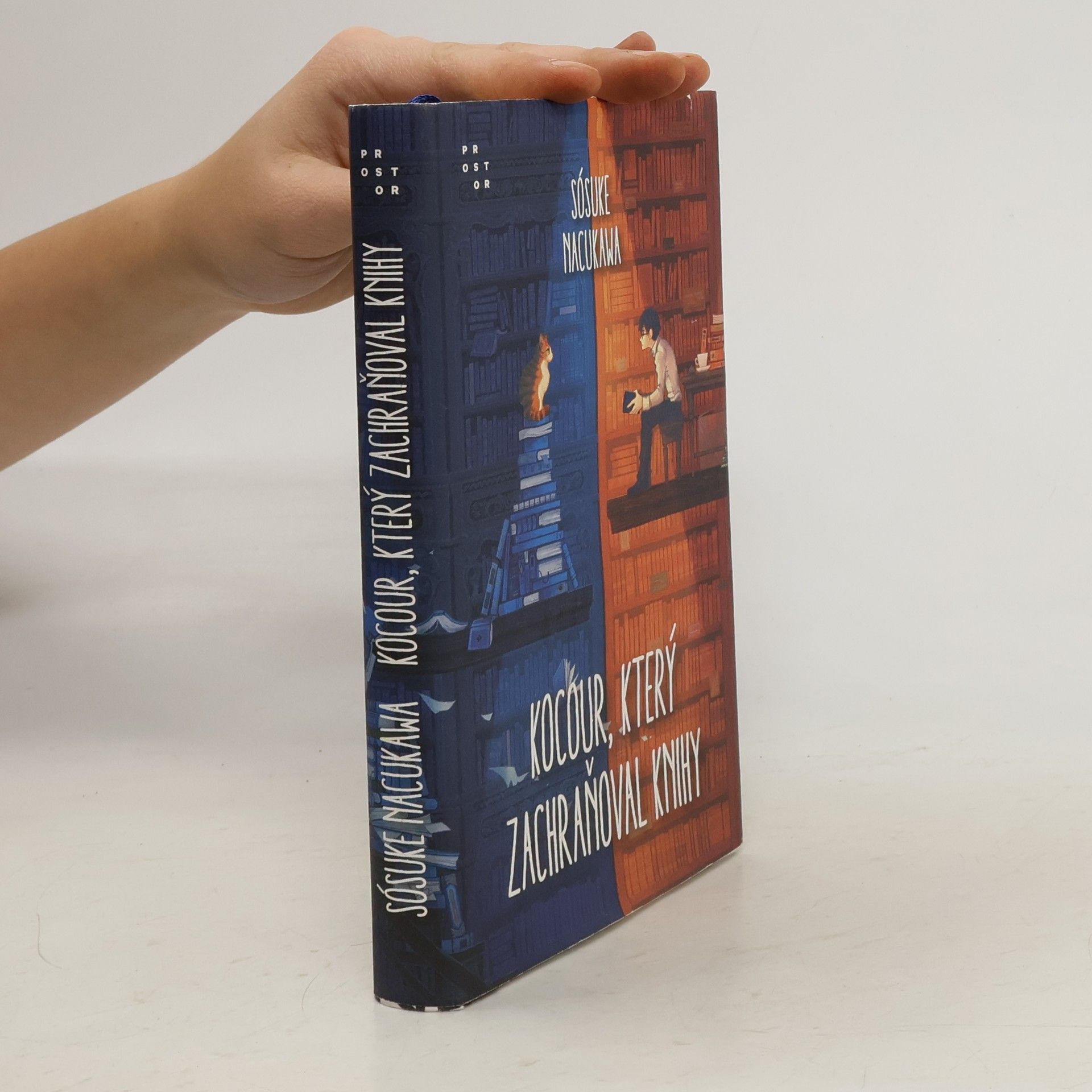 Sōsuke Natsukawa Kocour, který zachraňoval knihy