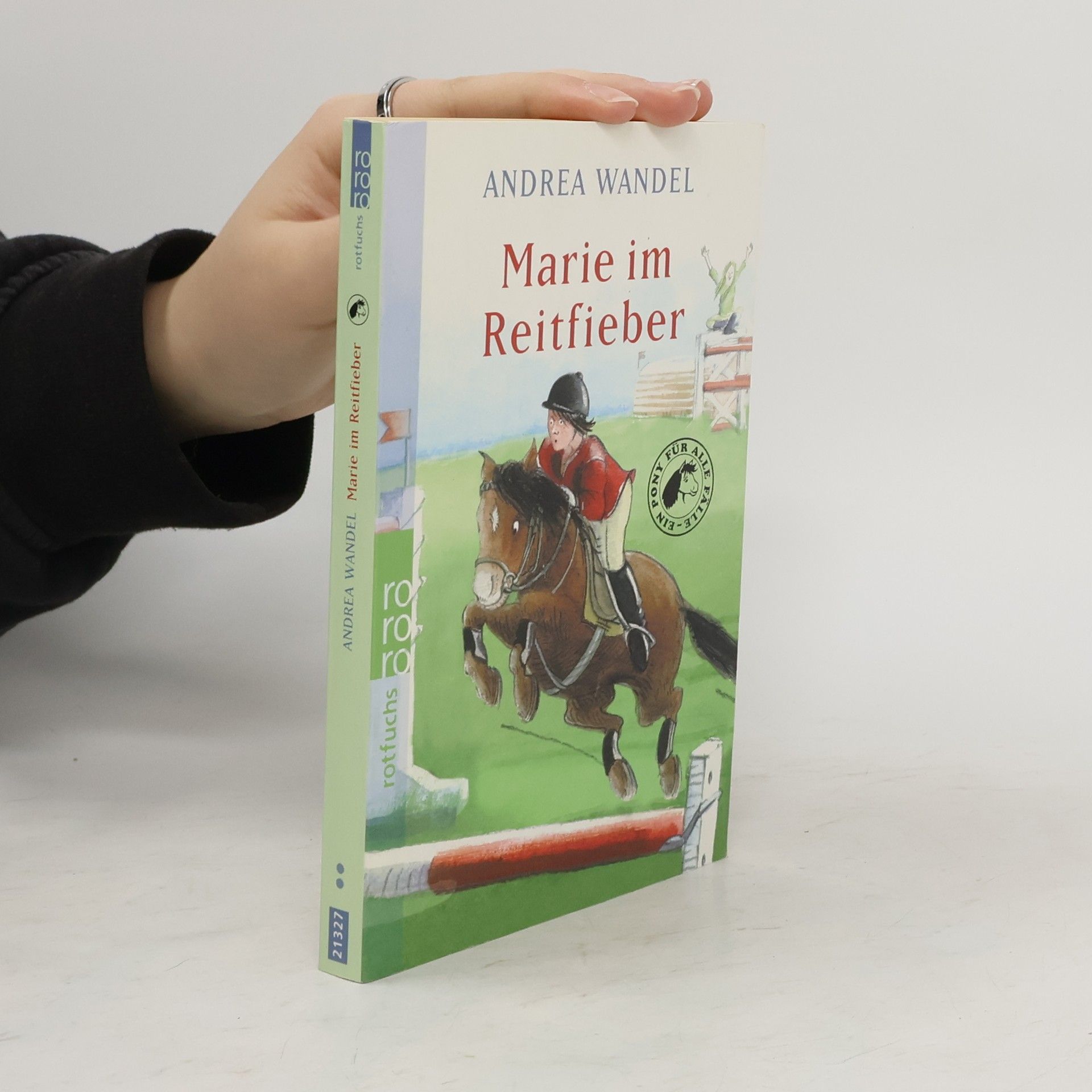 Andrea Wandel Marie im Reitfieber