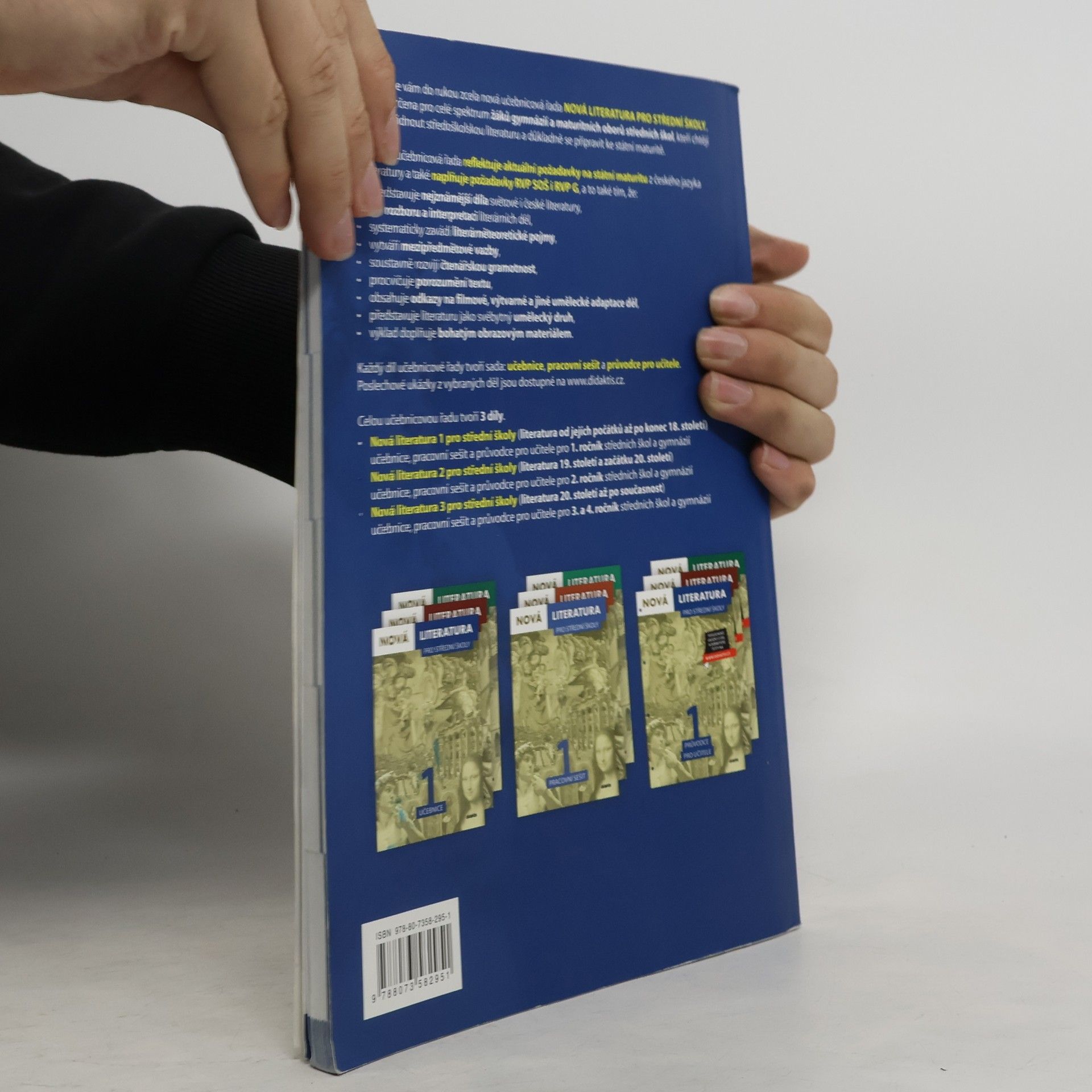 Lukáš Borovička Nová literatura pro střední školy. Učebnice 1
