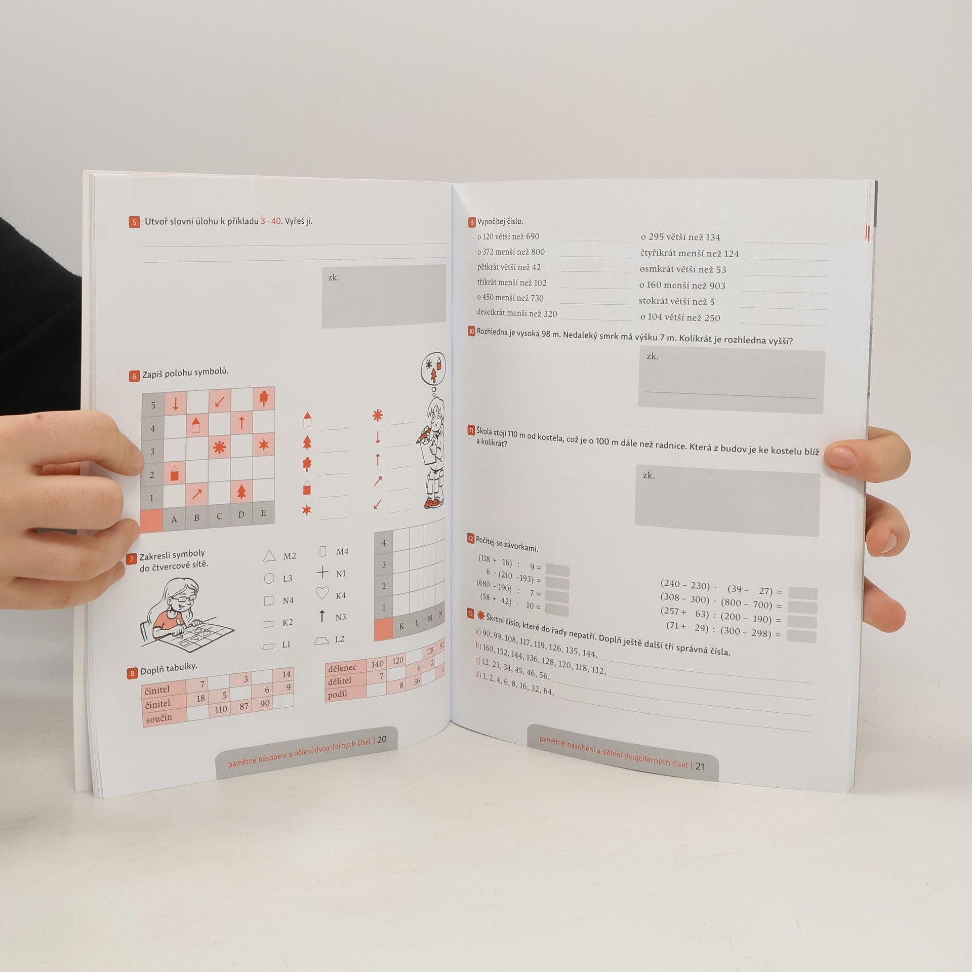 Kolektiv autorů Matematika se čtyřlístkem 4/1 - pracovní sešit