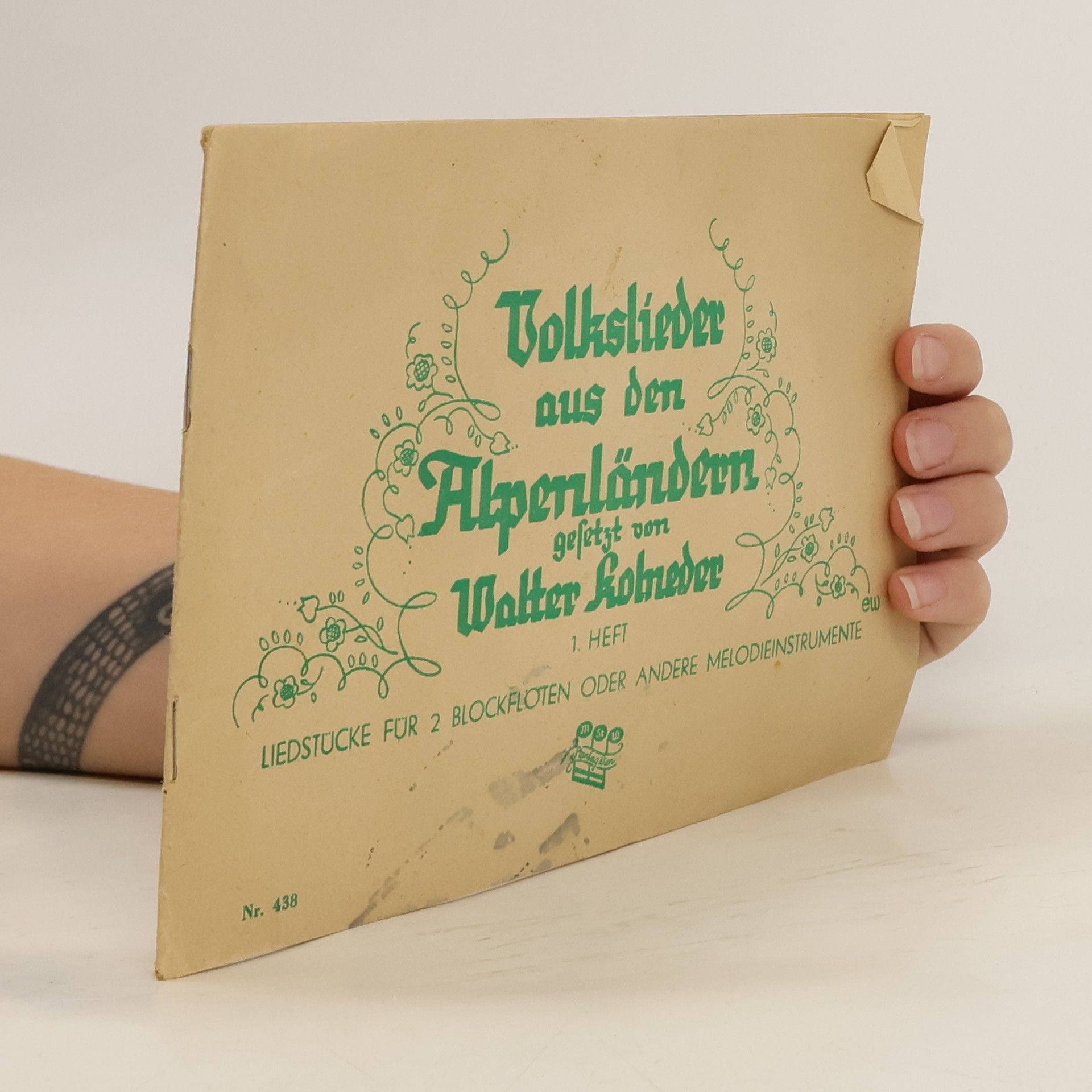 Walter Kolner Volkslieder aus den Alpenlöndern gesetzt
