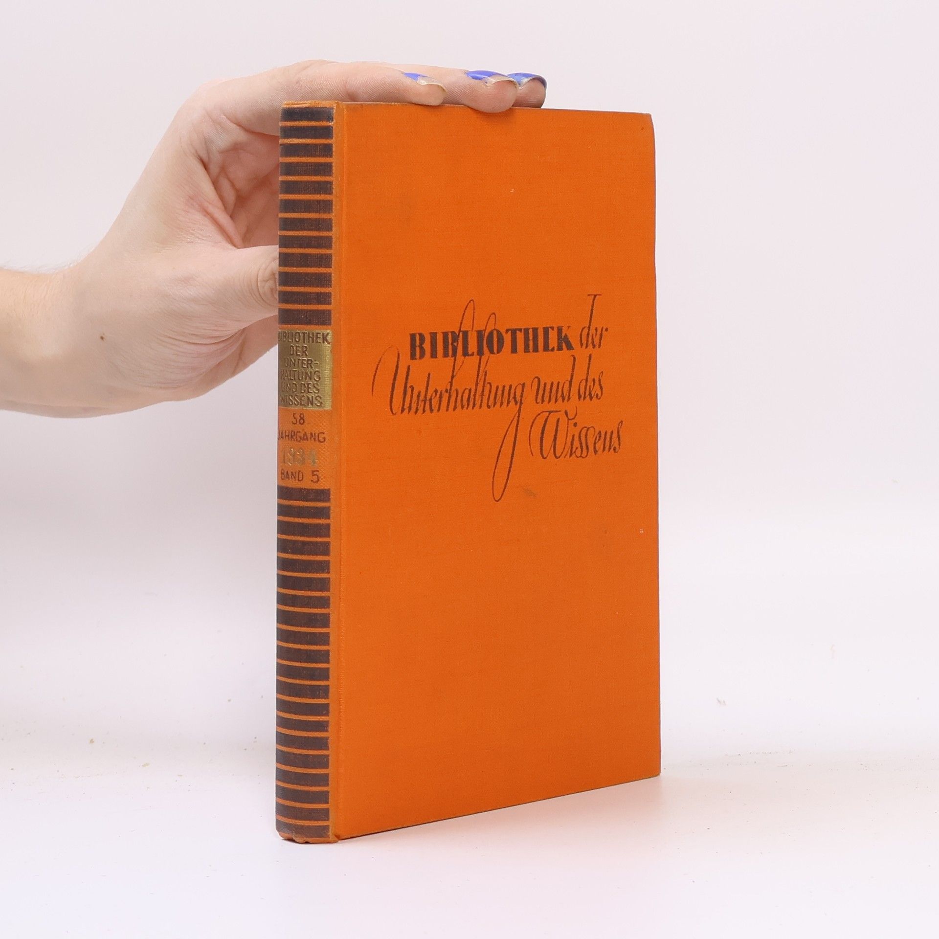 Collectif d'auteurs Bibliothek der Unterhaltung und des Wissens. Band V.