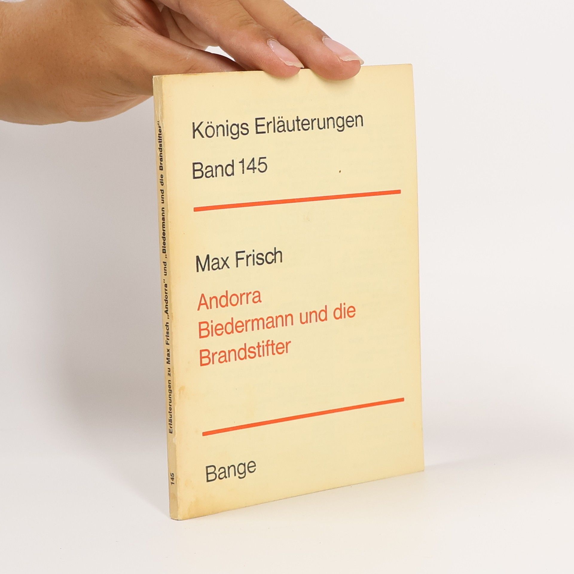 Königs Erläuterungen 145. Andorra. Biedermann und die Brandstifter