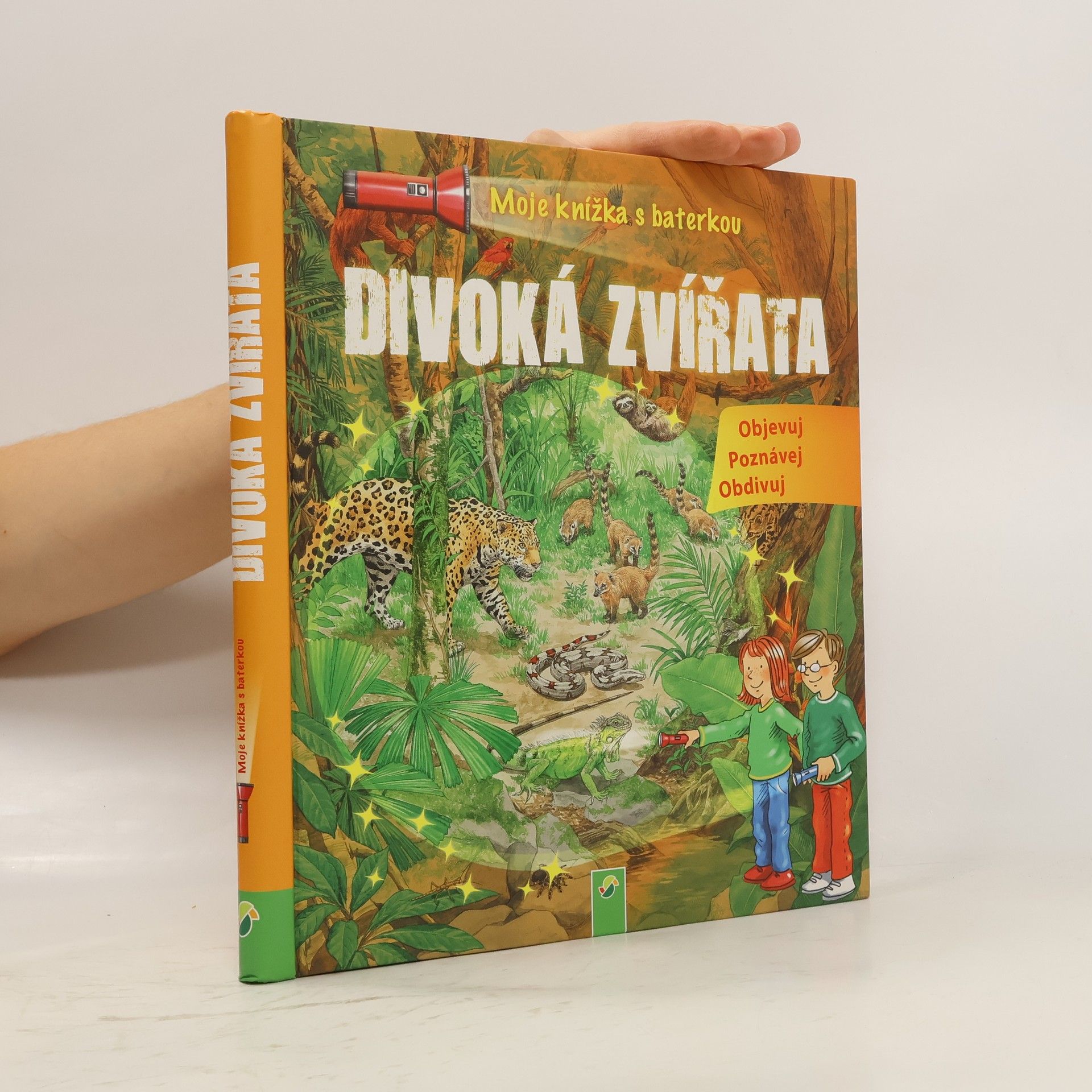 Kolektiv autorů Moje knížka s baterkou : Divoká zvířata