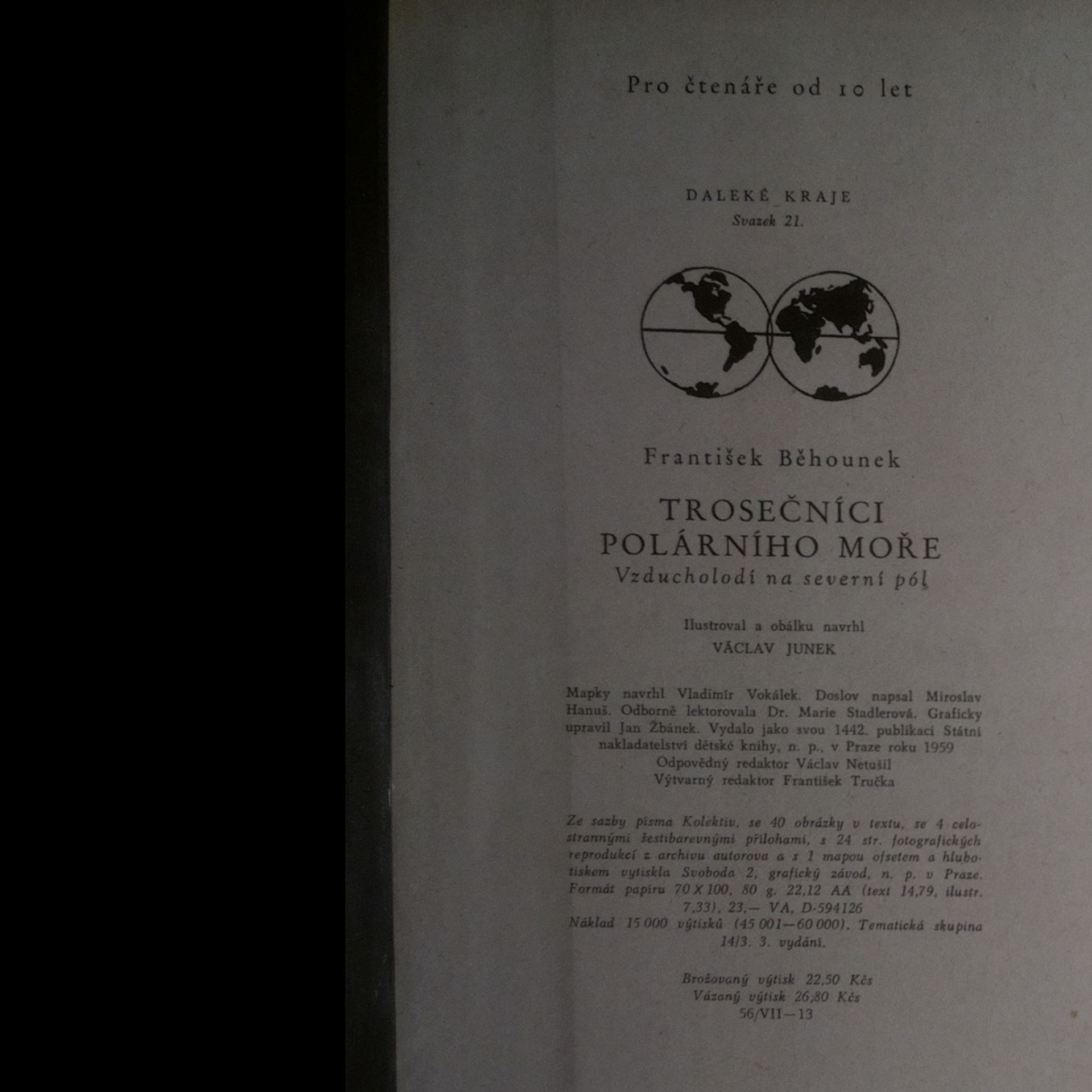 František Běhounek Trosečníci polárního moře