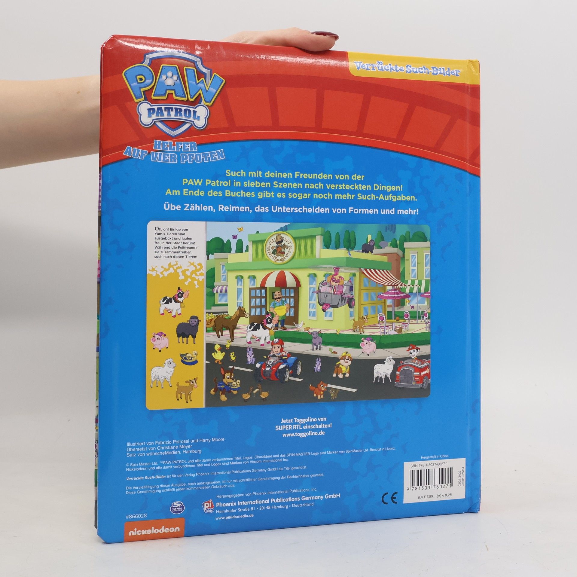 Autorenkollektiv PAW Patrol - Alle Pfoten an Deck! - Verrückte Such-Bilder, groß - Wimmelbuch - Pappbilderbuch mit wattiertem Umschlag