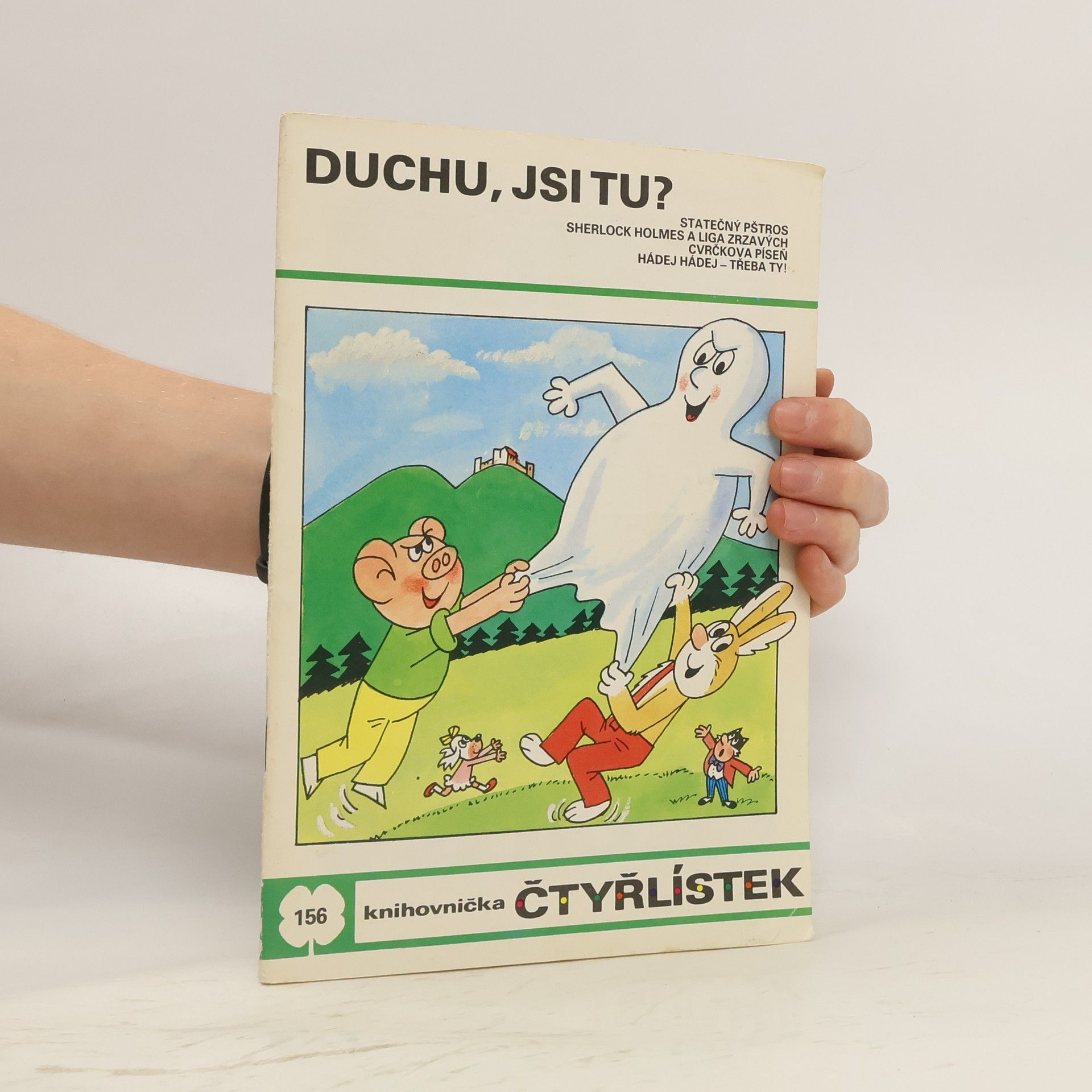 Jaroslav Němeček Čtyřlístek 156. Duchu, jsi tu?