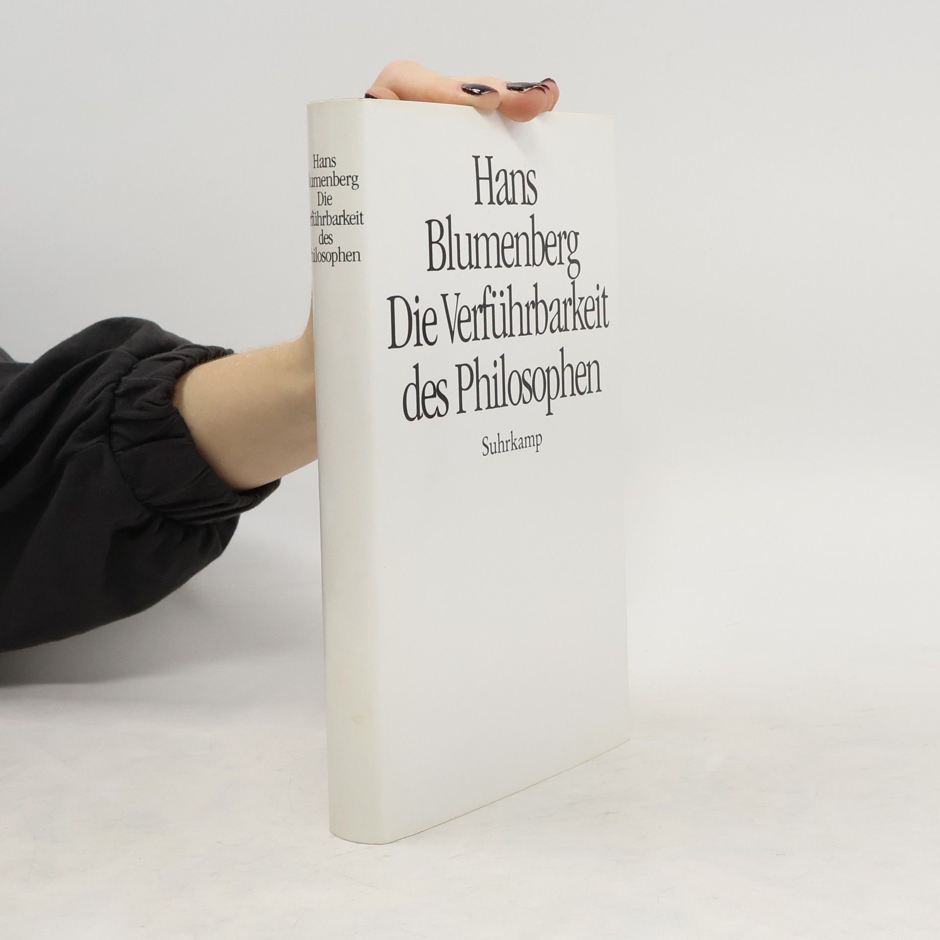 Hans Blumenberg Die Verführbarkeit des Philosophen