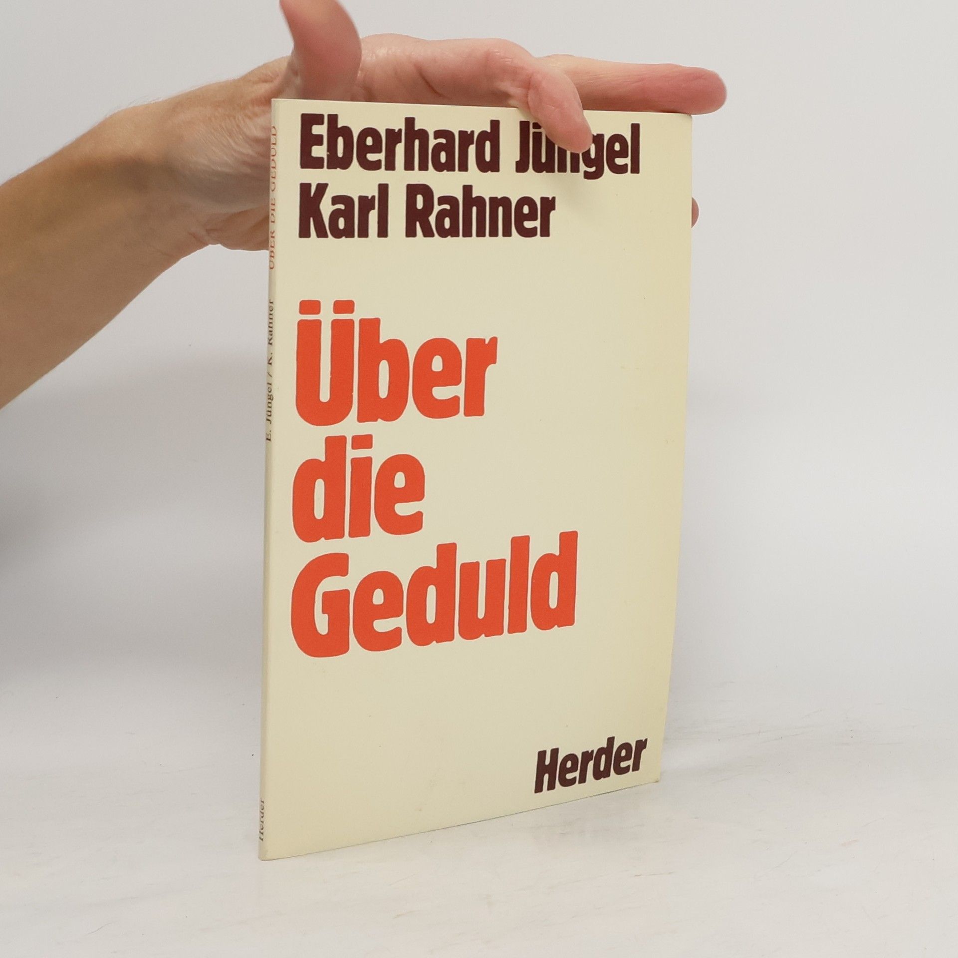 Eberhard Jüngel Über die Geduld