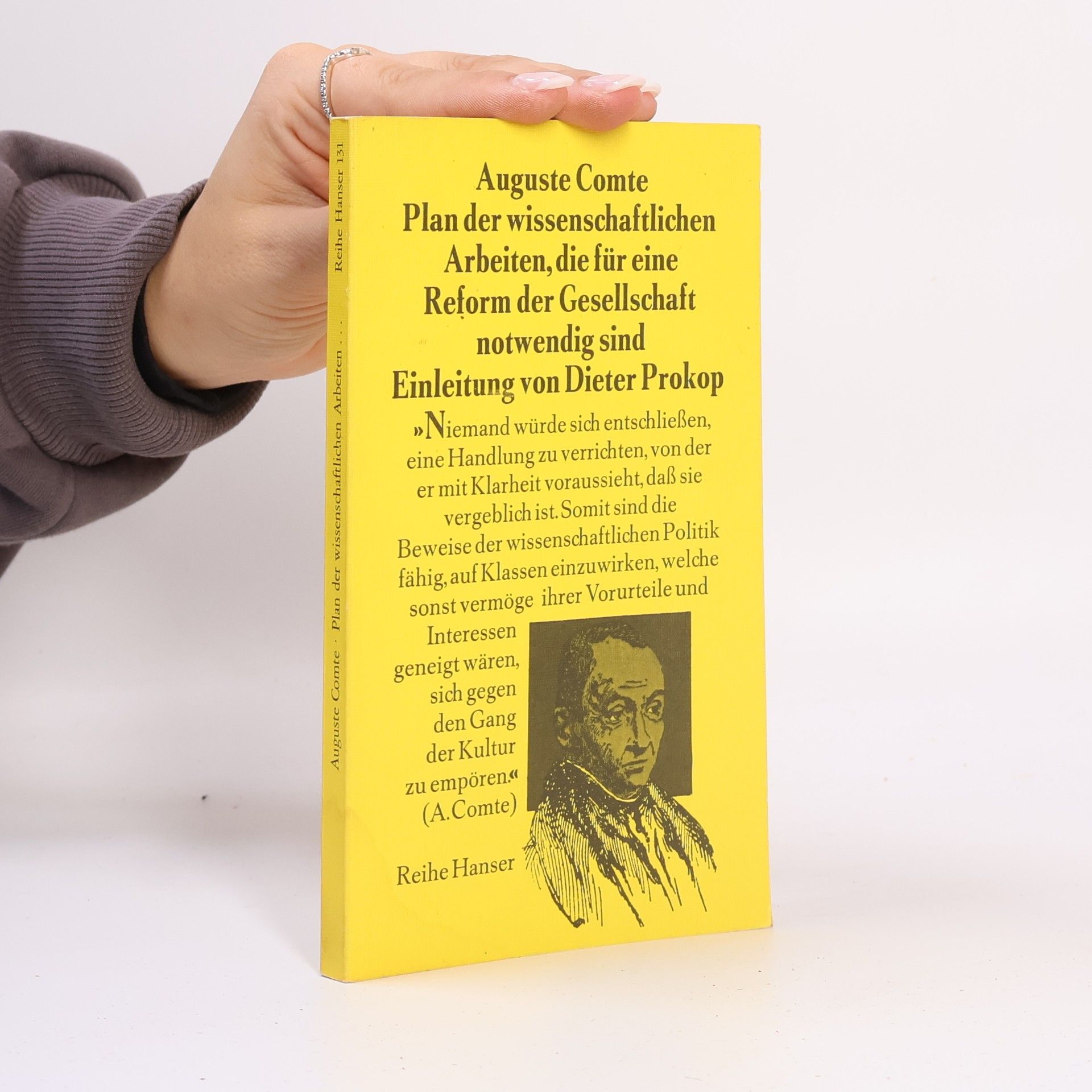 Plan der wissenschaftlichen Arbeiten, die für eine Reform der Gesellschaft notwendig sind