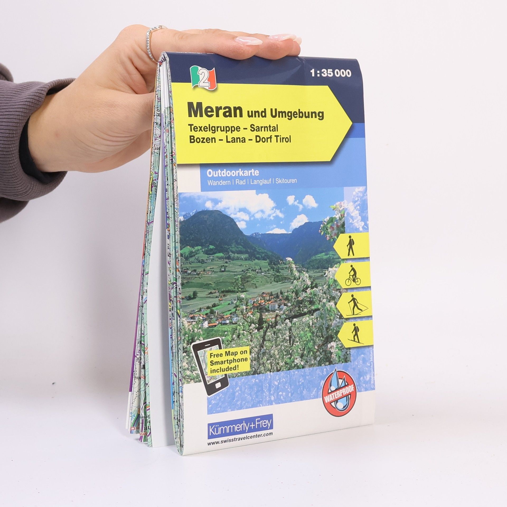 Kümmerly & Frey Outdoorkarte Meran und Umgebung