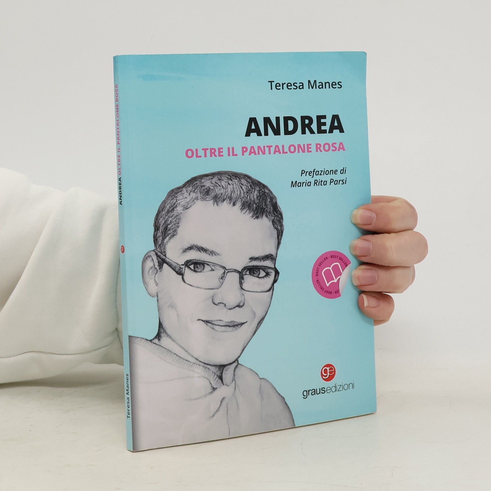 Teresa Manes Andrea oltre il pantalone rosa