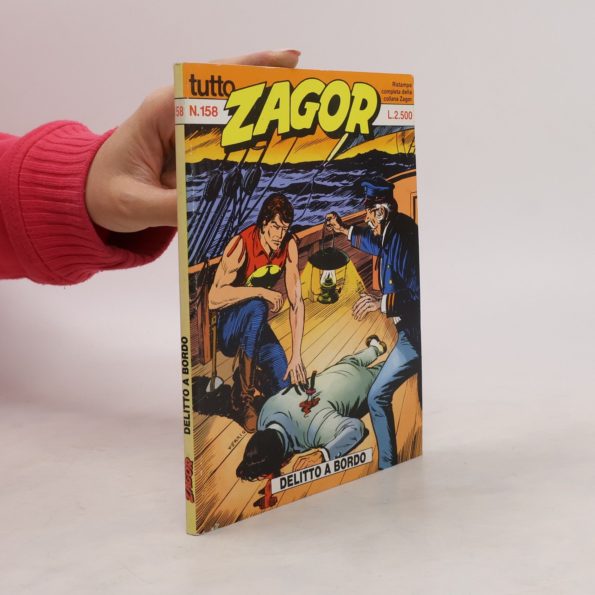 AA.VV. Zagor, Delitto a bordo, N. 158
