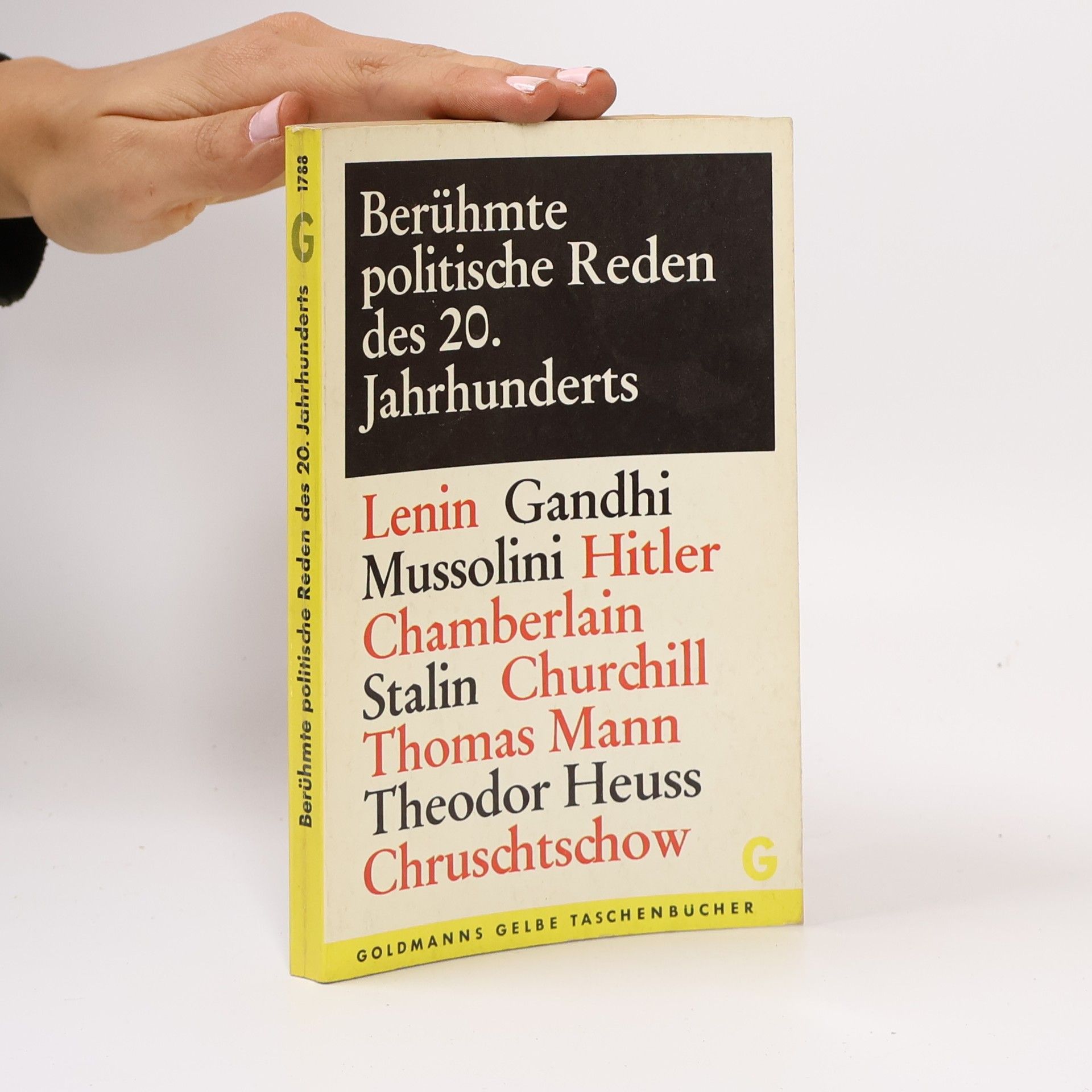 AA.VV. Berühmte politische Reden des 20. Jahrhunderts