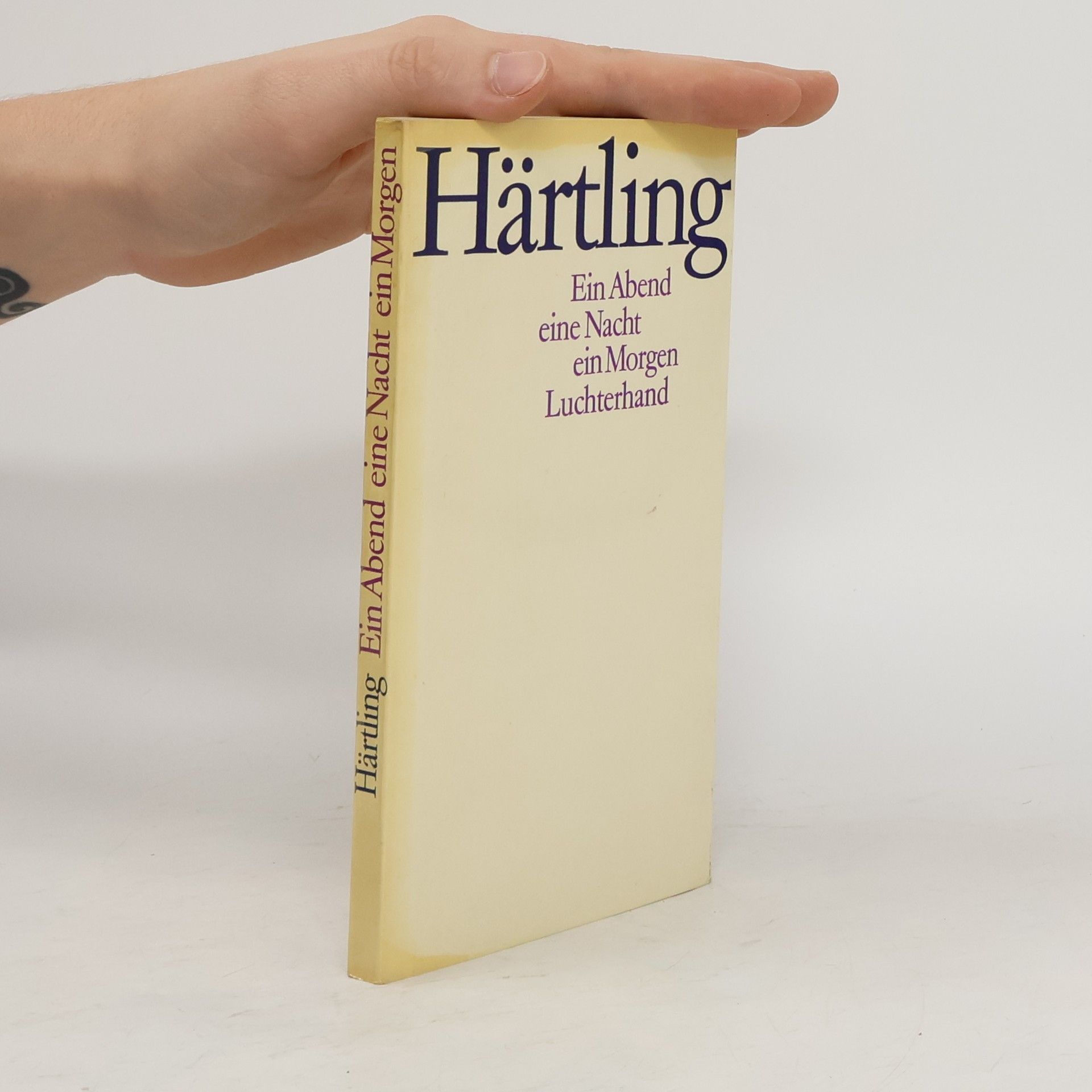 Peter Härtling Ein Abend, eine Nacht, ein Morgen