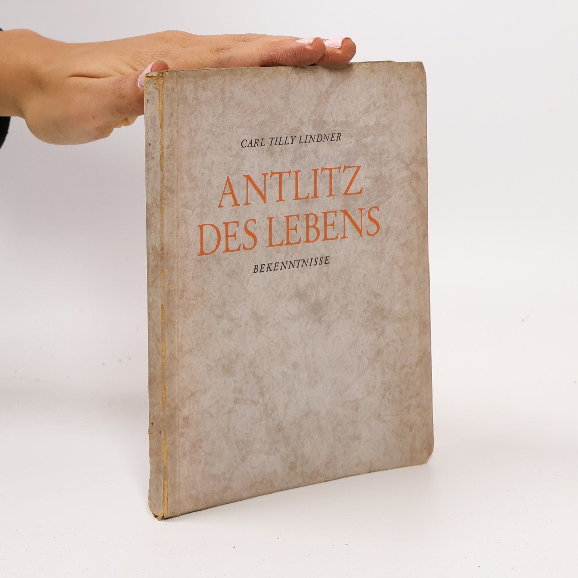 Carl Tilly Lindner Antlitz des lebens