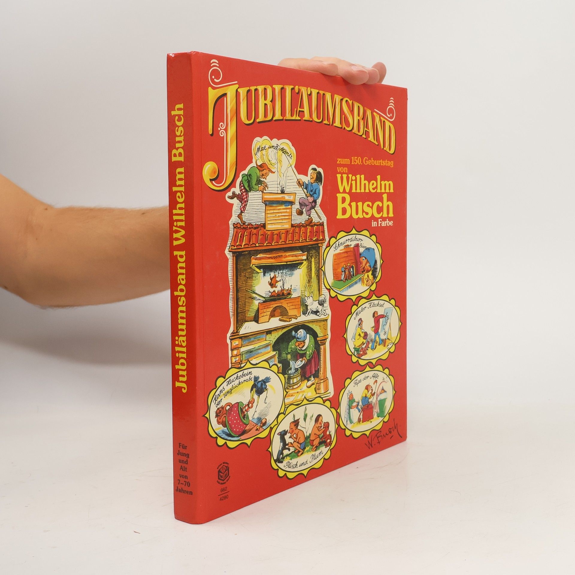 Wilhelm Busch Jubiläumsband zum 150. Geburtstag von Wilhelm Busch in Farbe