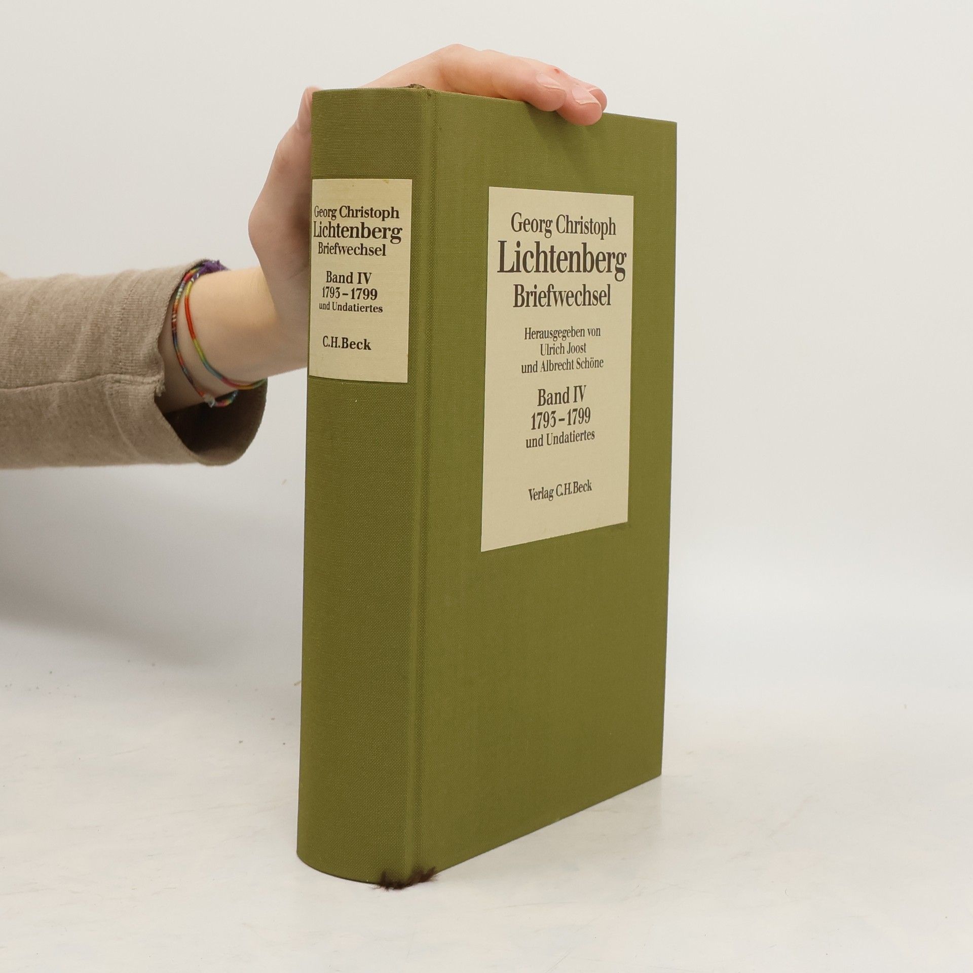 Georg Christoph Lichtenberg Briefwechsel. Bd. 4, 1793-1799 und Undatiertes 1793-1799 und Undatiertes