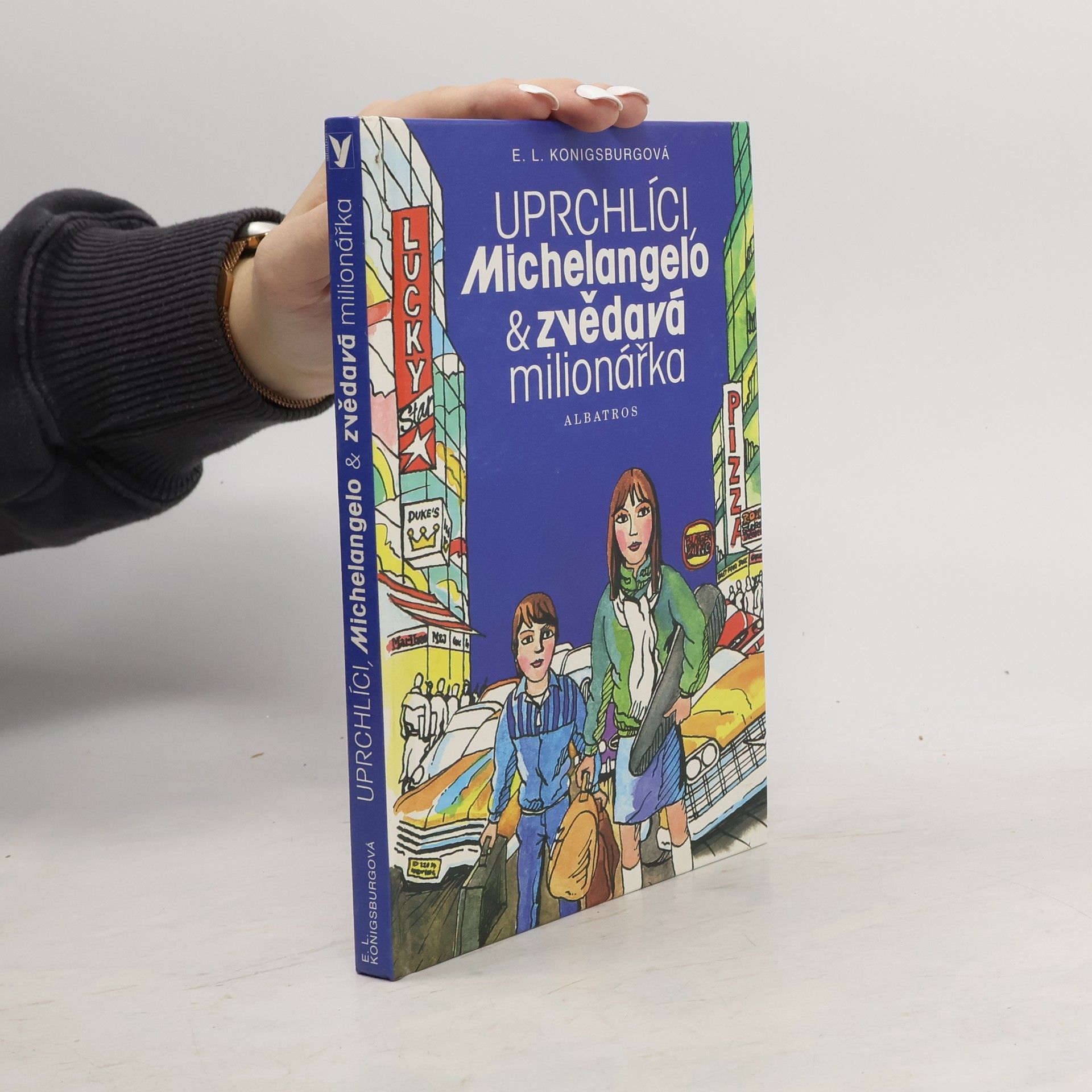 E. L. Konigsburg Uprchlíci, Michelangelo a zvědavá milionářka