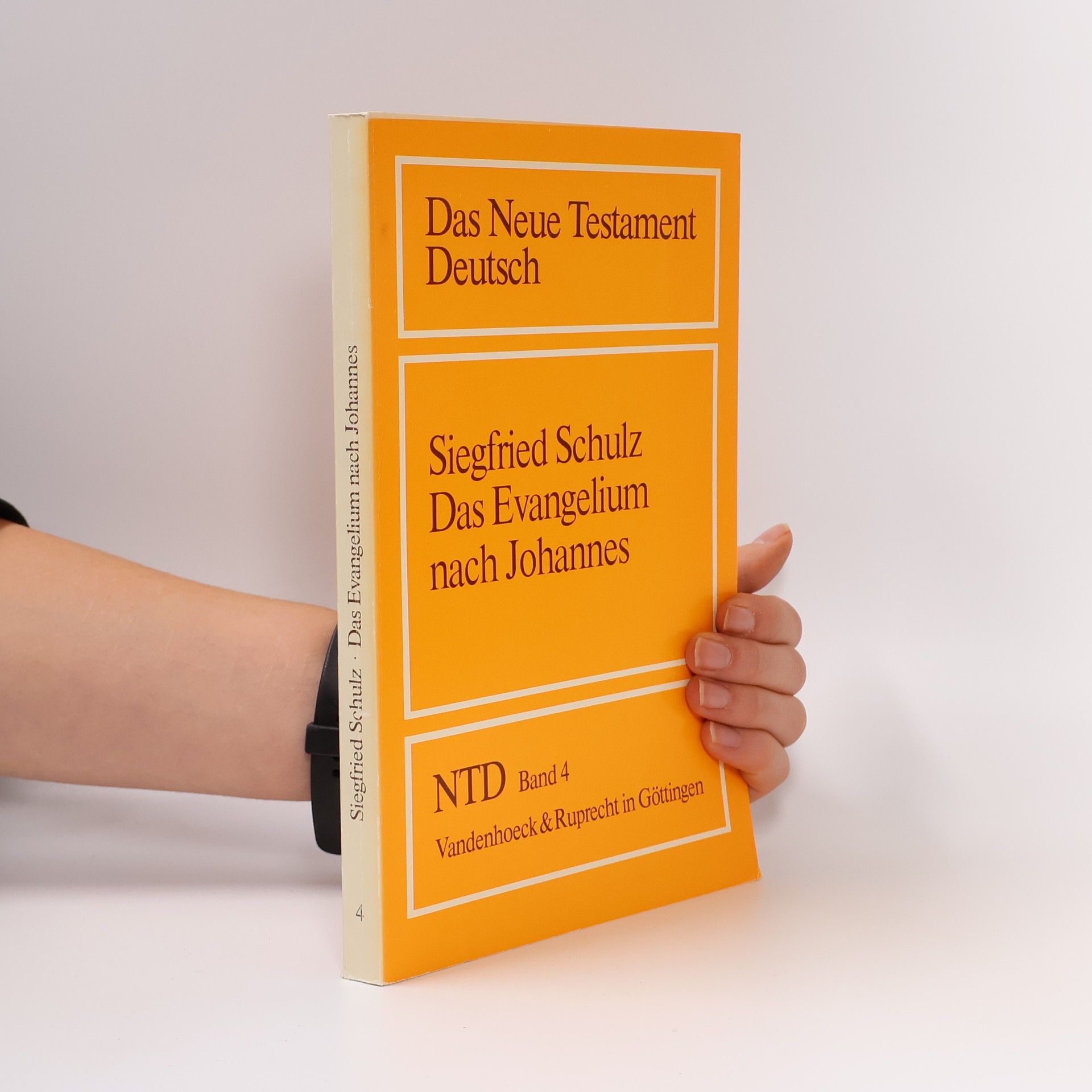 Siegfried Schulz Das Evangelium nach Johannes
