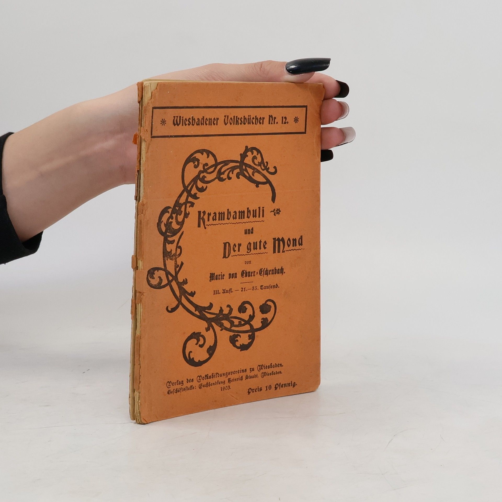 Marie von Ebner-Eschenbach Krambambuli und der gute Mond