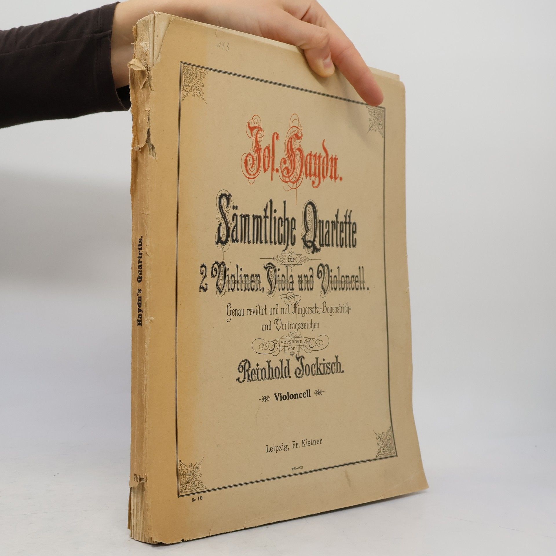 Joseph Haydn Sämmtliche Quartette