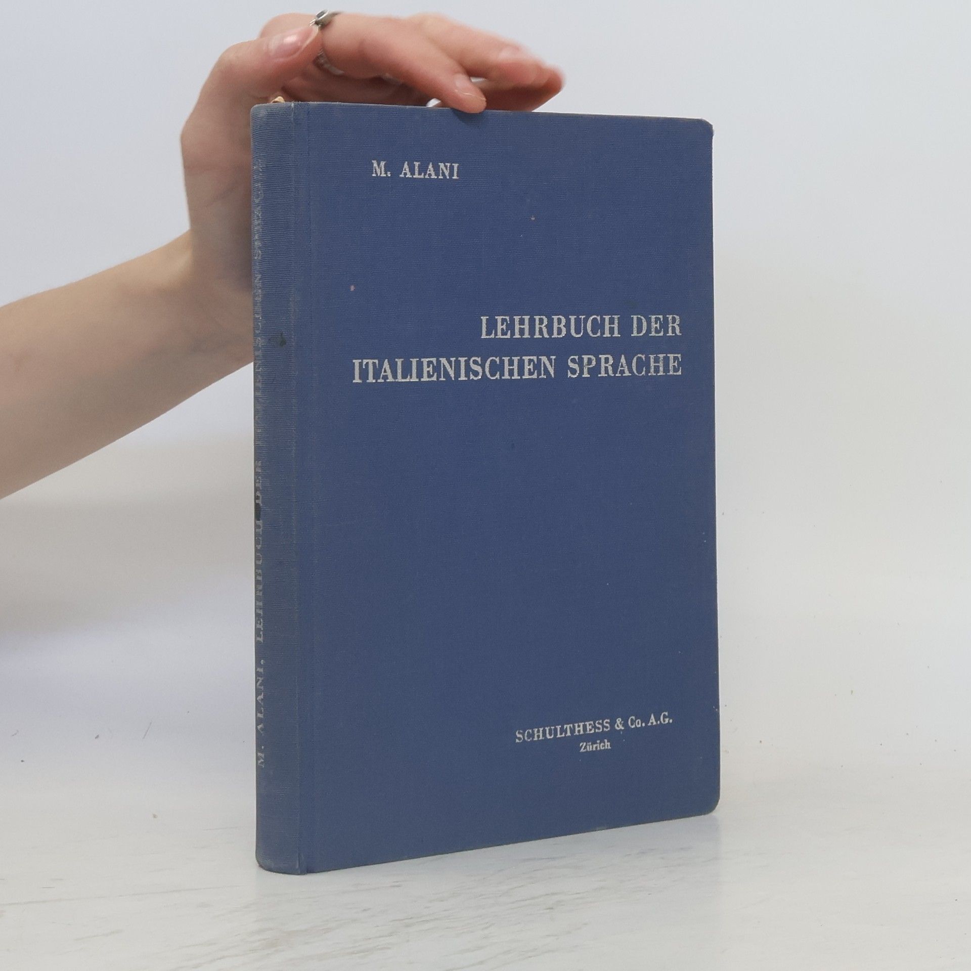 Lehrbuch der italienischen Sprache